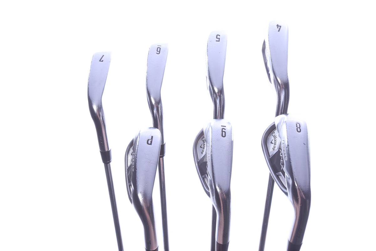 Used Callaway Apex 19 Iron Set - Right-Handed - 4-PW - Stiff Flex