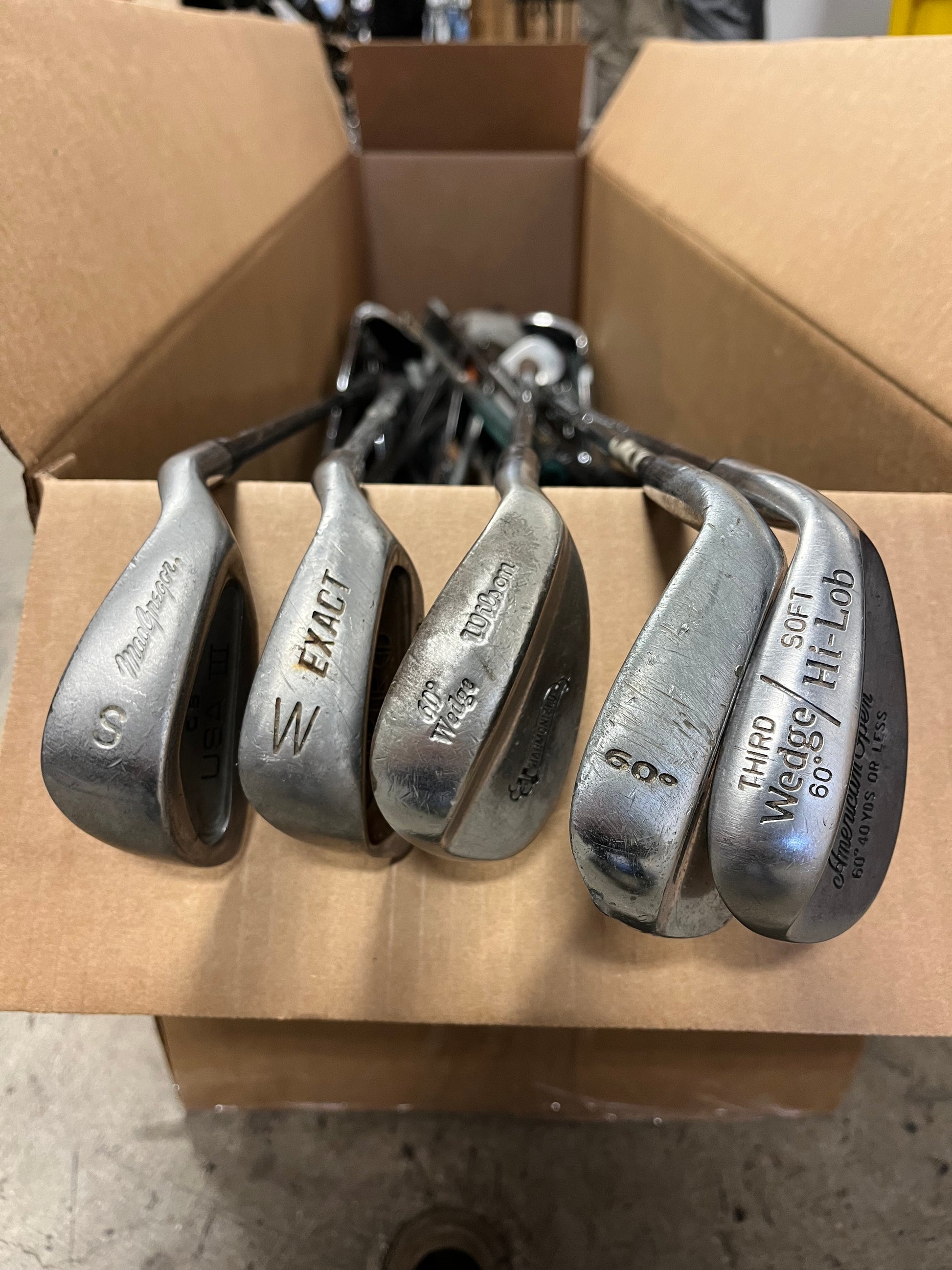 Wholesale Lot of 50 Wedges. Wilson, Tommy Armour, Spalding, etc-Next Round