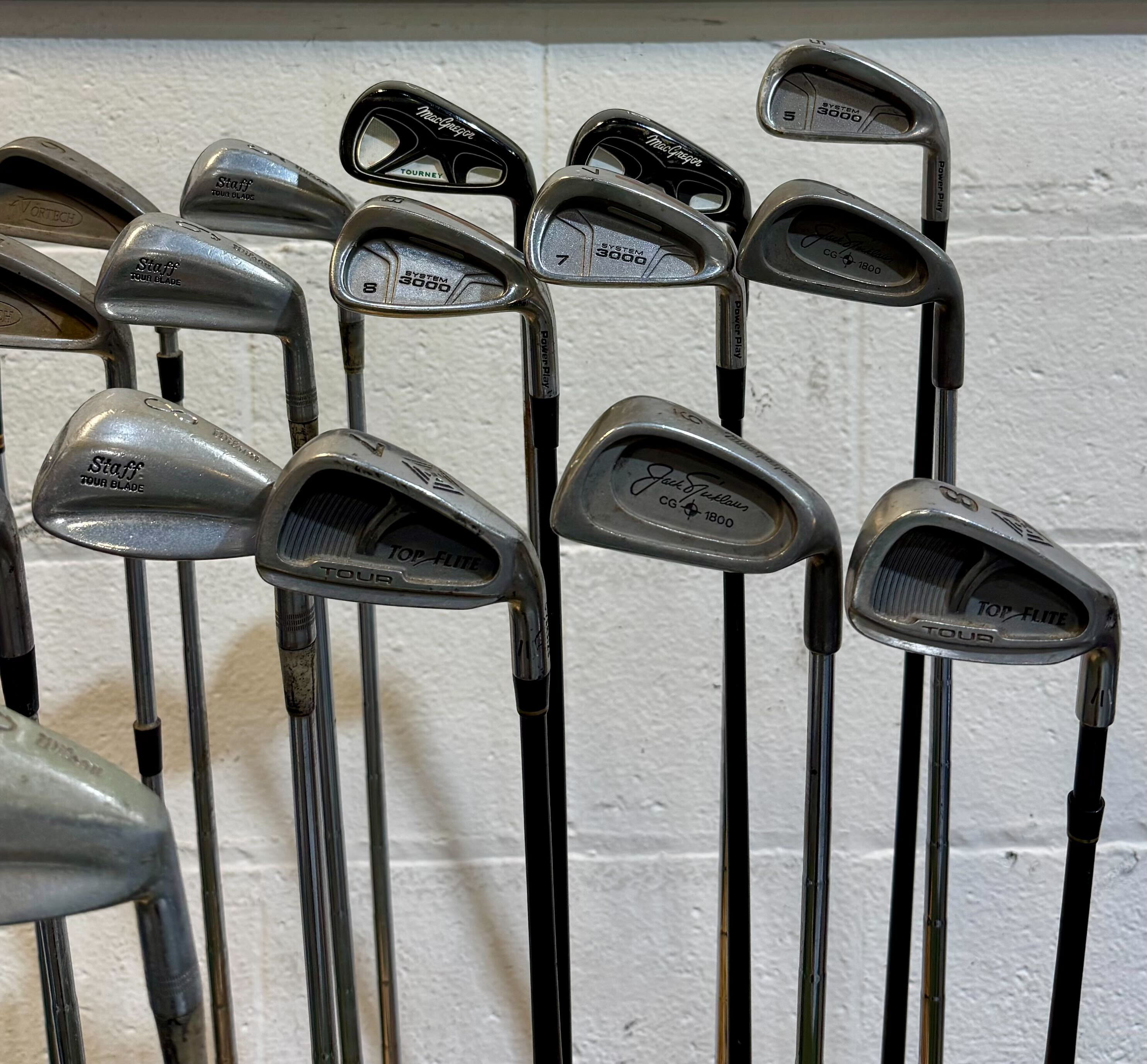 Wholesale Lot of 45 Golf Clubs - Assorted Single Irons-Next Round
