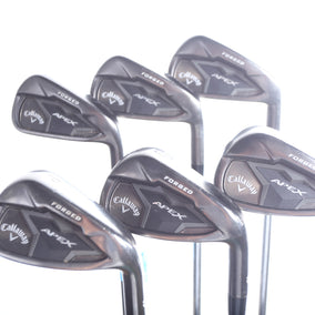 Used Callaway Apex Smoke 19 Iron Set - Right-Handed - 5-PW - Stiff Flex