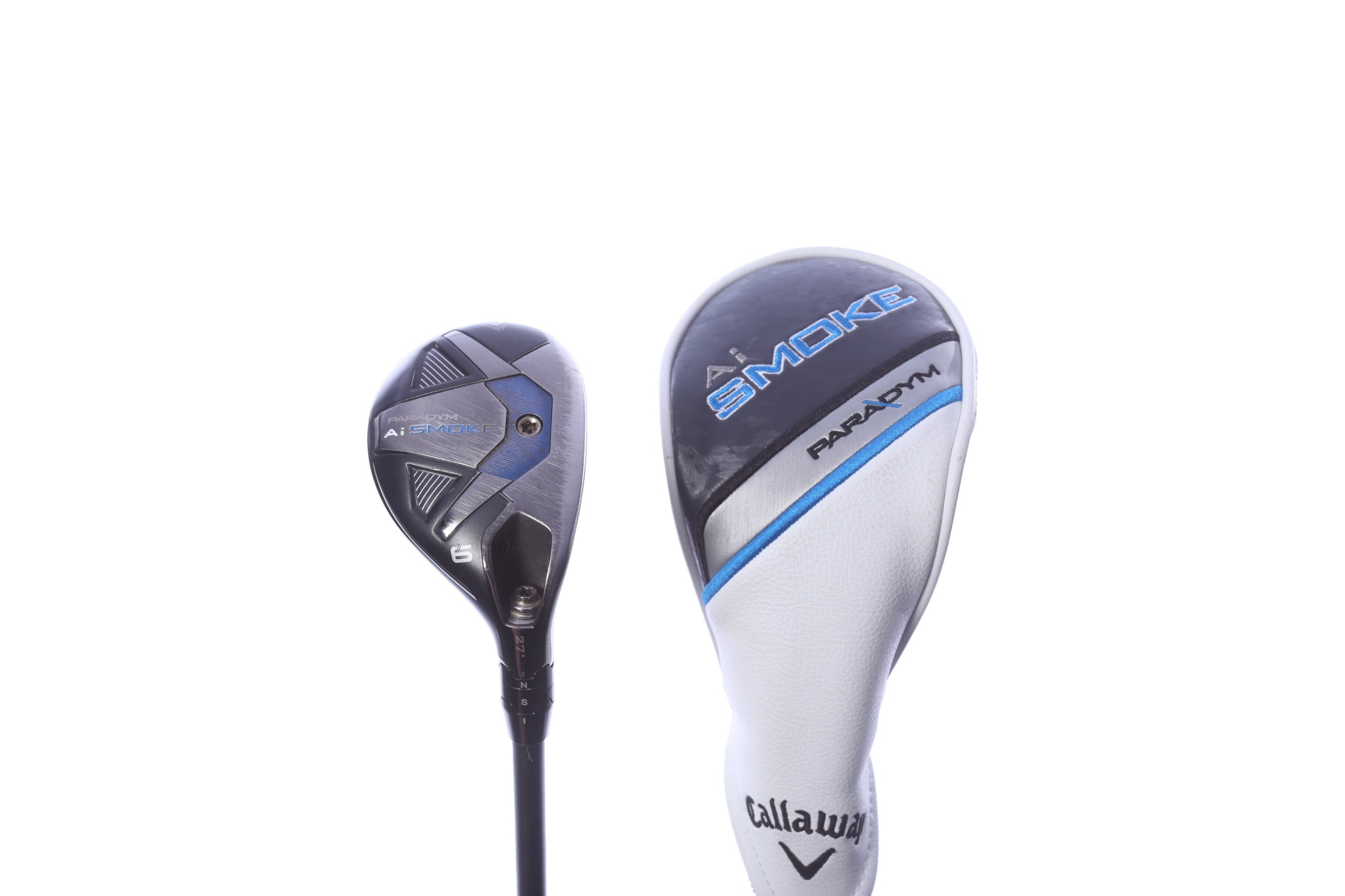 Used Callaway Paradym Ai Smoke 6H Hybrid - Right-Handed - 27 Degrees - Stiff Flex