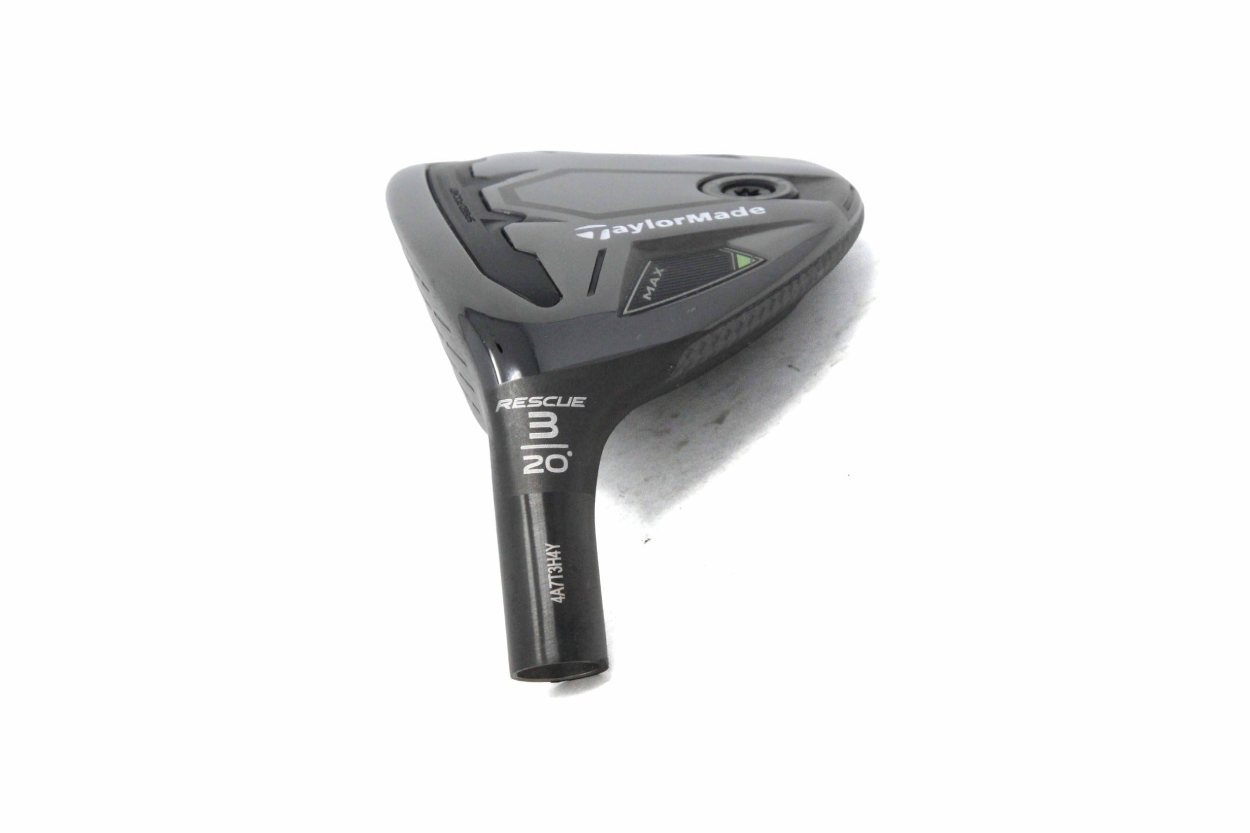 Used TaylorMade Qi35 MAX Rescue 3H - HEAD ONLY - Left-Handed - 20 Degrees