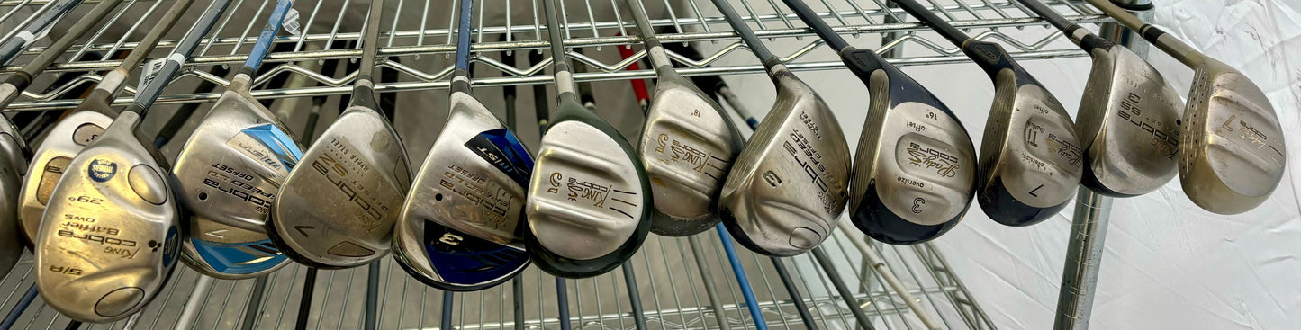 Wholesale Lot of 40 Golf Clubs - Cobra Fairway Woods - Right/Left Handed-Next Round
