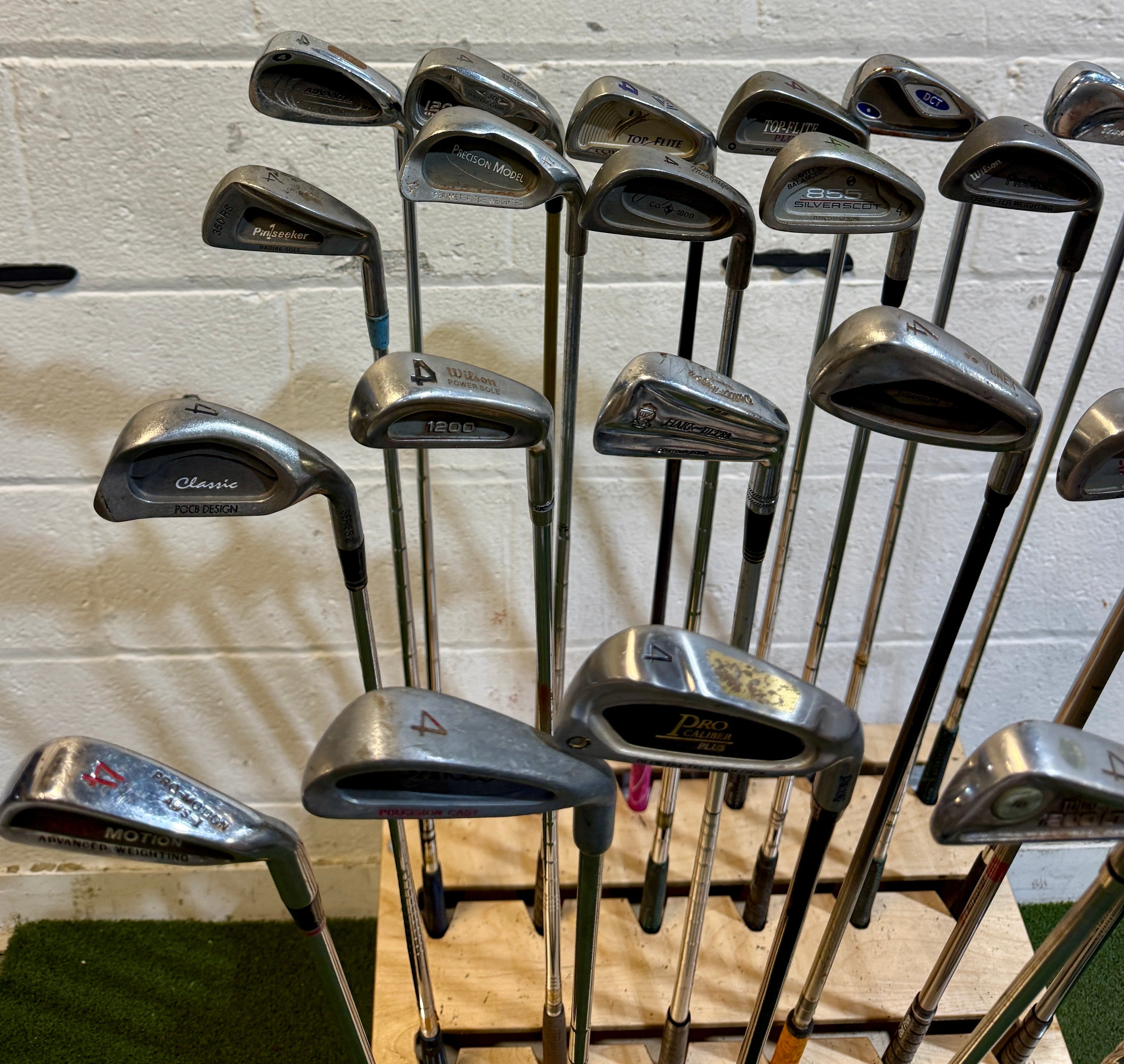 Wholesale Lot of 45 Golf Clubs - Assorted Single Irons-Next Round