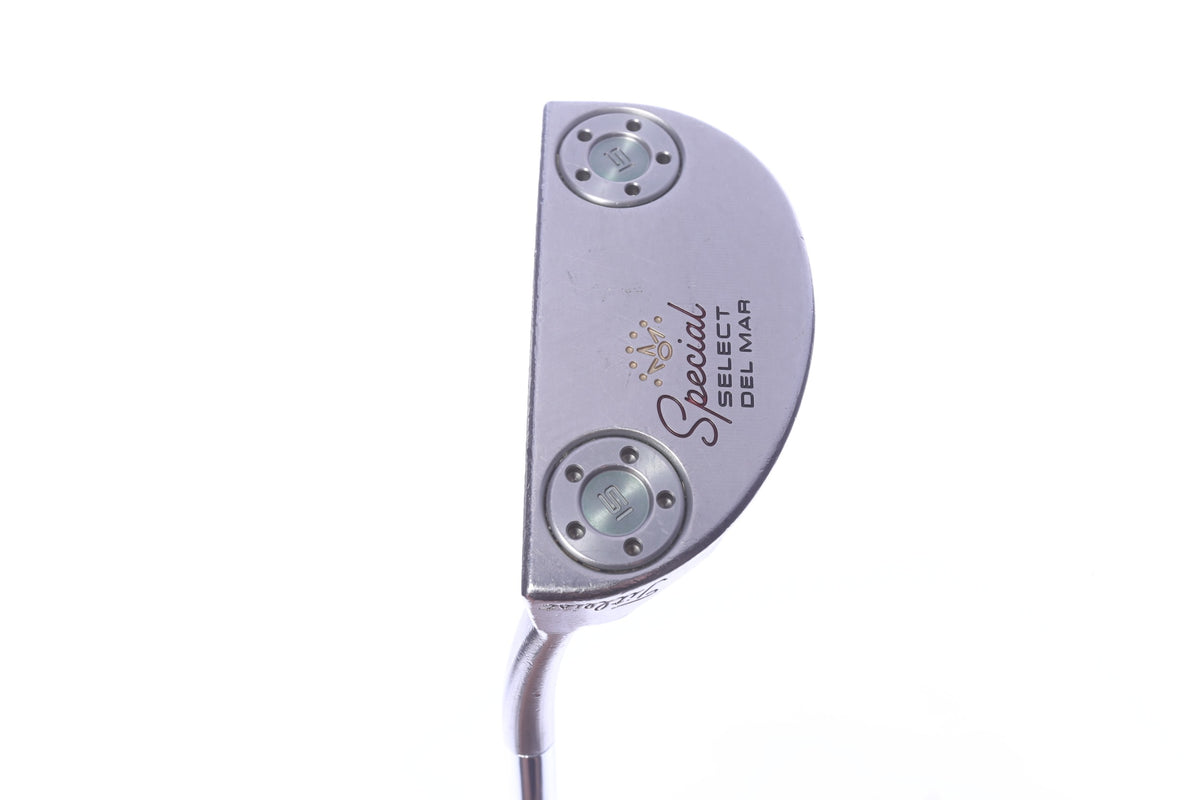 Used Titleist Scotty Cameron Special Select Del Mar Putter - Left-Handed - 34 in - Mid-mallet