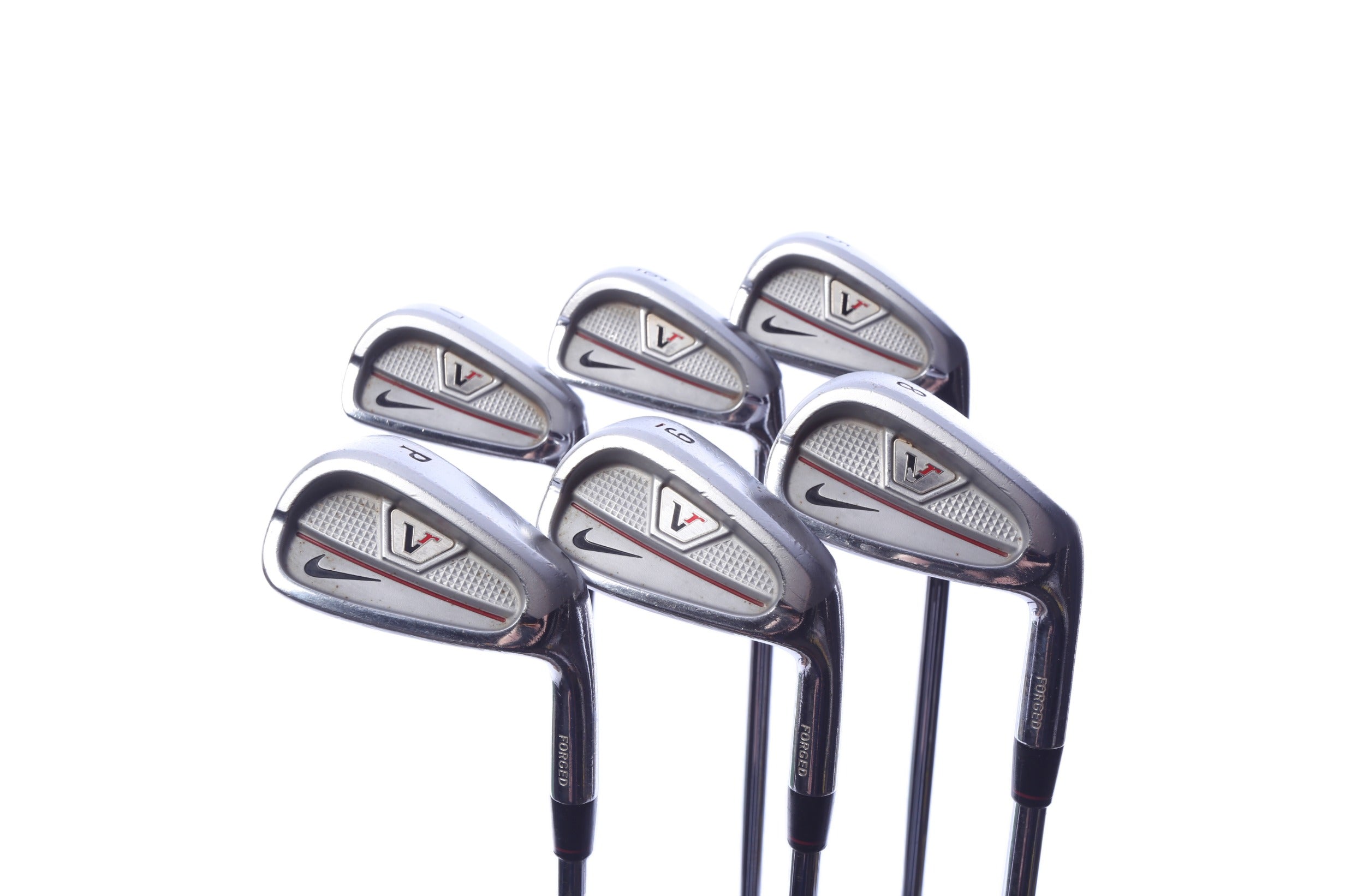 Used Nike Victory Red Forged Split Cavity Iron Set - Right-Handed - 5-PW - Stiff Flex