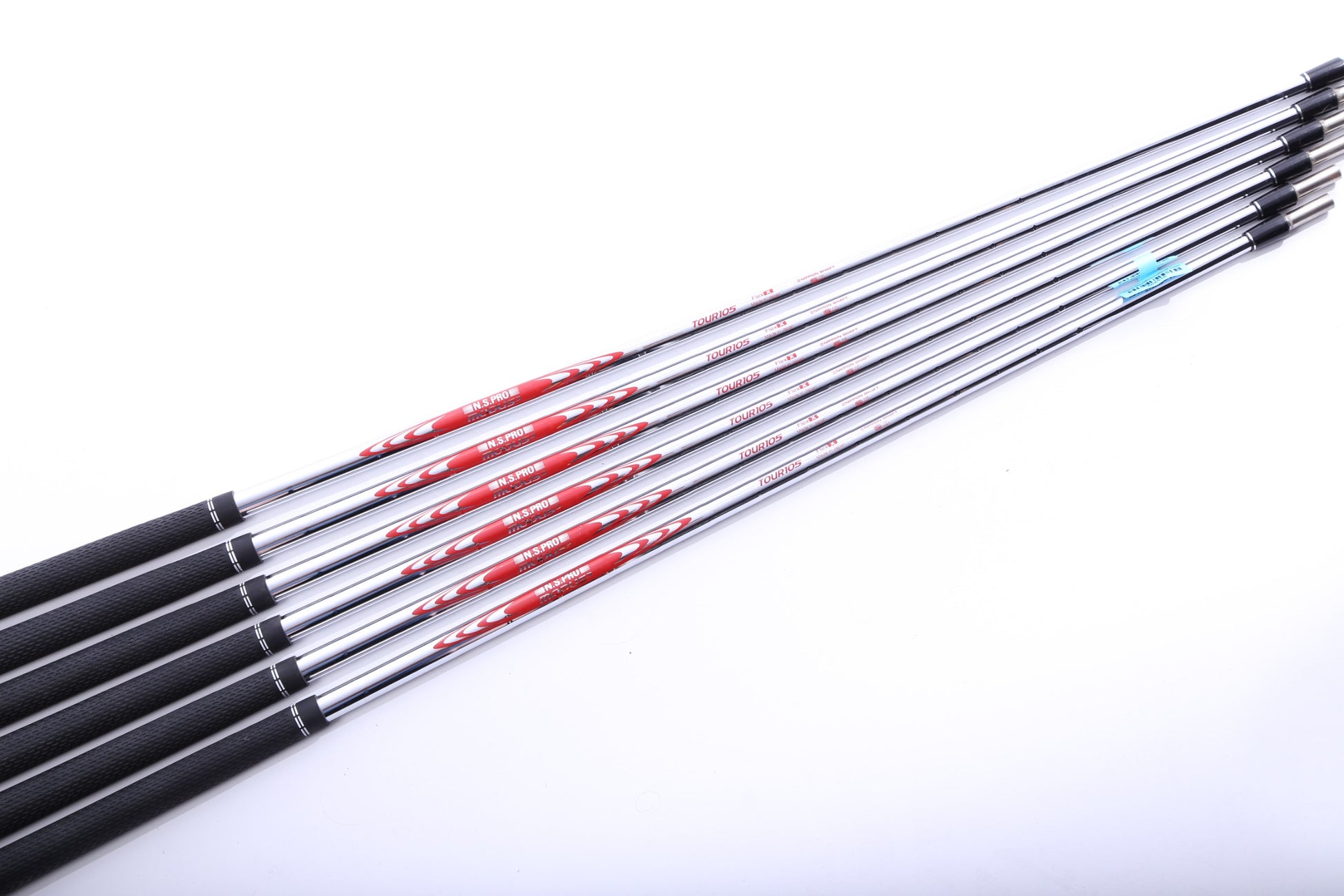 Used Nippon N.S. Pro Modus3 Tour 105 Extra Stiff Steel Iron Shaft Set 34"-36.75"-Next Round