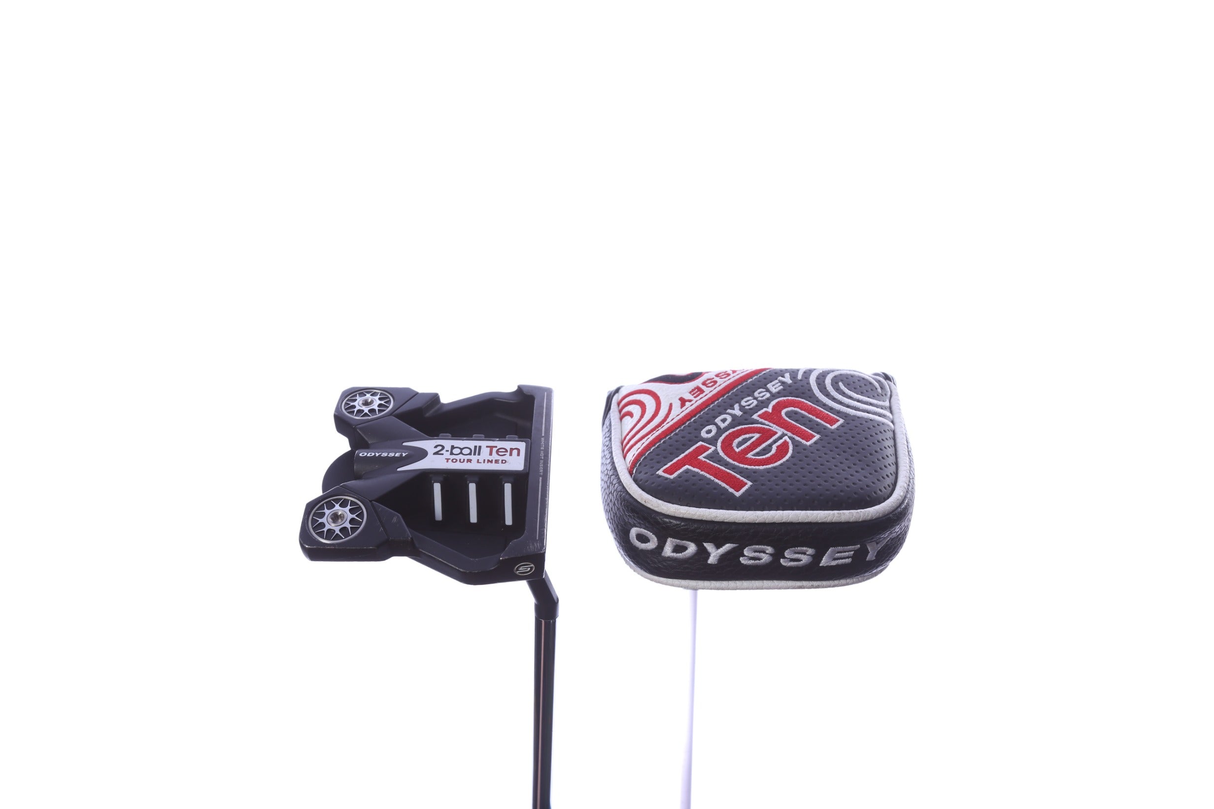 Used Odyssey Stroke Lab 2-Ball Ten Tour Lined Putter - Right-Handed - 32 in - Mallet-Next Round