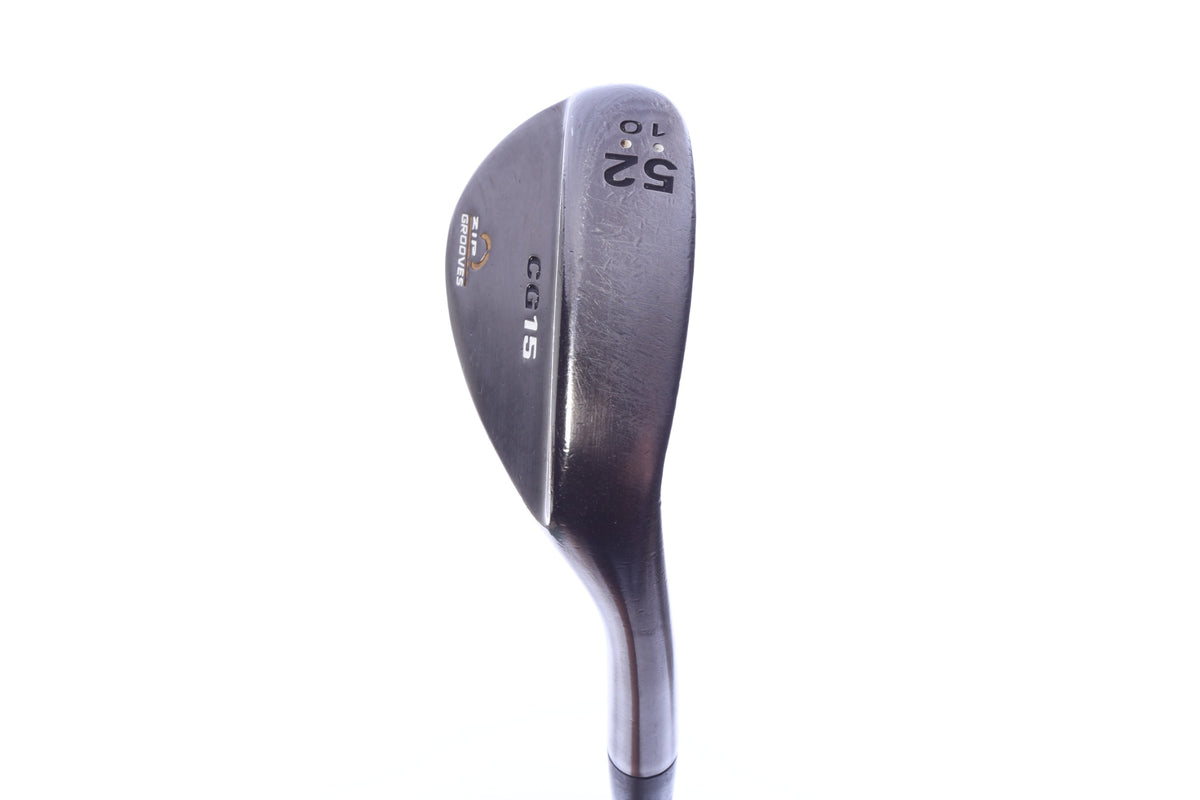 Used Cleveland CG15 Black Pearl Gap Wedge - Right-Handed - 52 Degrees - Wedge Flex