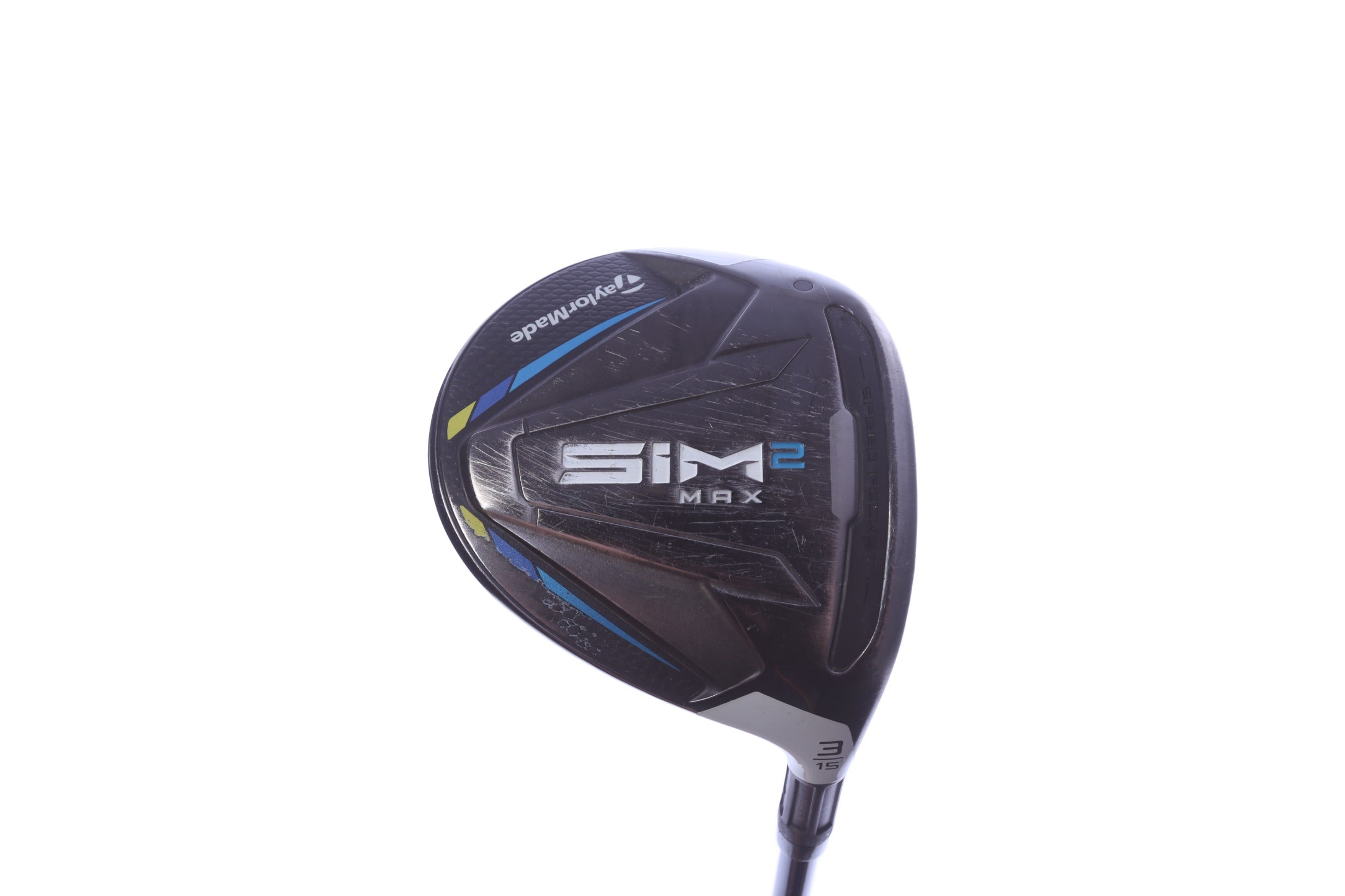 Used TaylorMade SIM2 MAX 3-Wood - Right-Handed - 15 Degrees - Regular Flex
