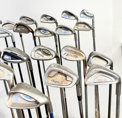 Wholesale Lot of 48 Golf Clubs - Right Handed - Assorted Irons and Wedges-Next Round