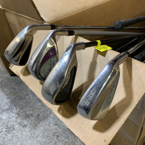 Wholesale Lot of 50 Assorted Callaway and TaylorMade Single Irons and Wedges-Next Round