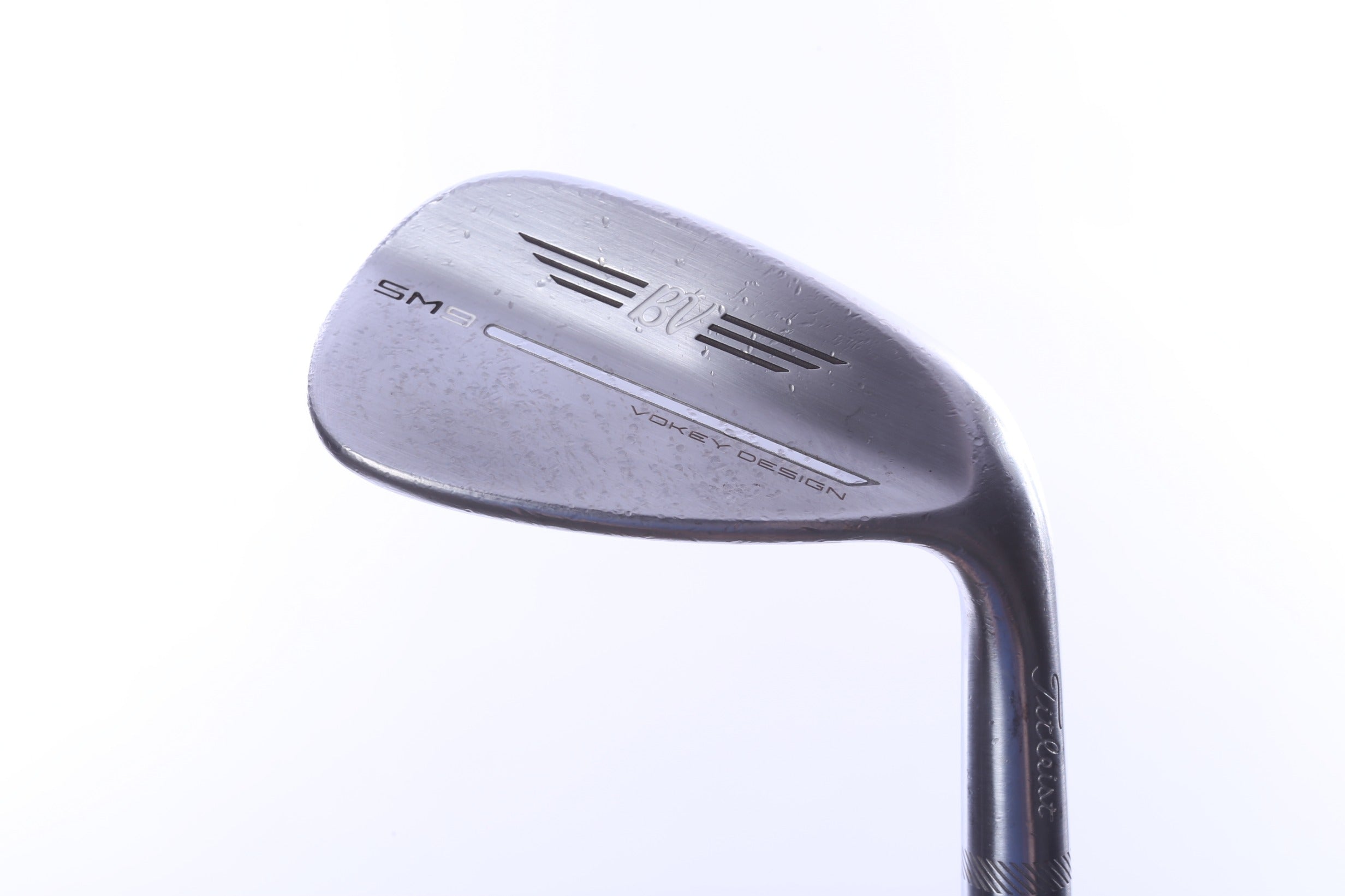 Used Titleist Vokey SM9 Brushed Steel Gap Wedge - Right-Handed - 52 Degrees - Wedge Flex-Next Round