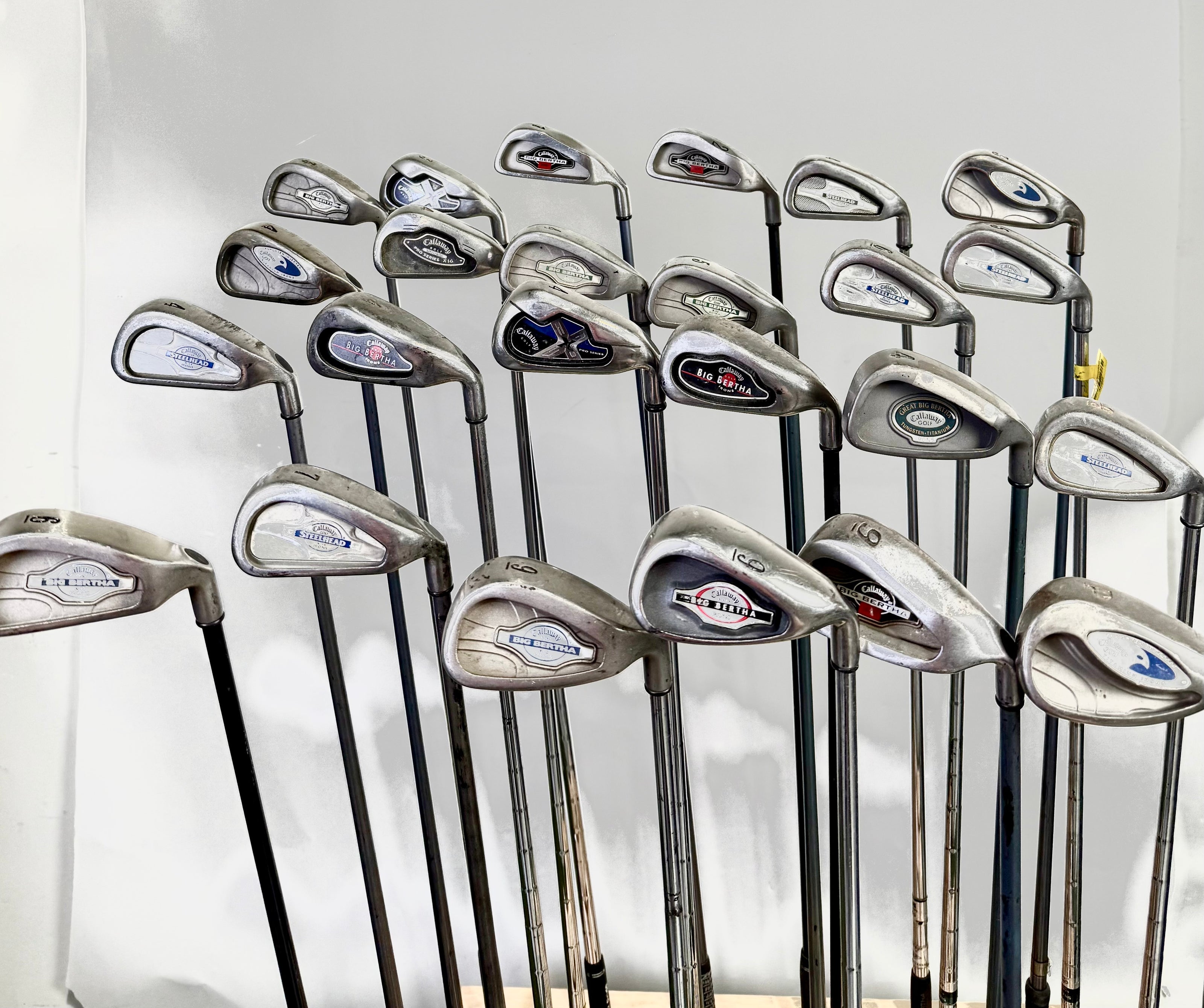 Wholesale Lot of 24 Golf Clubs - Right Handed - Callaway Irons and Wedges-Next Round