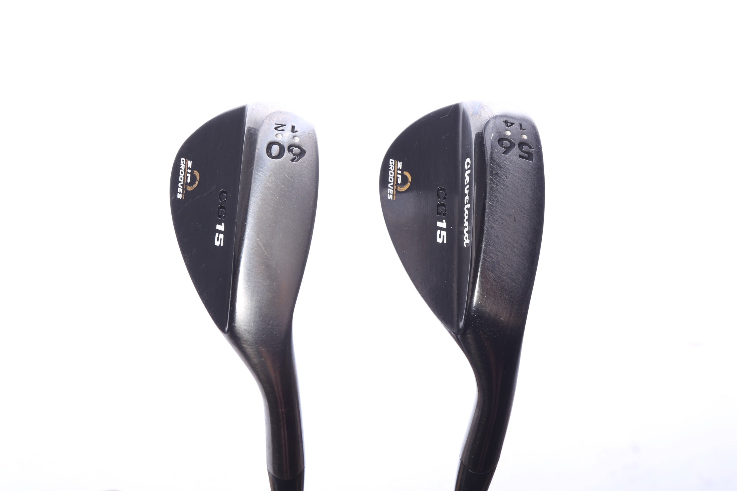 Used Cleveland CG15 Black Pearl Wedge Set - Right-Handed - 56*, 60* - Wedge Flex-Next Round