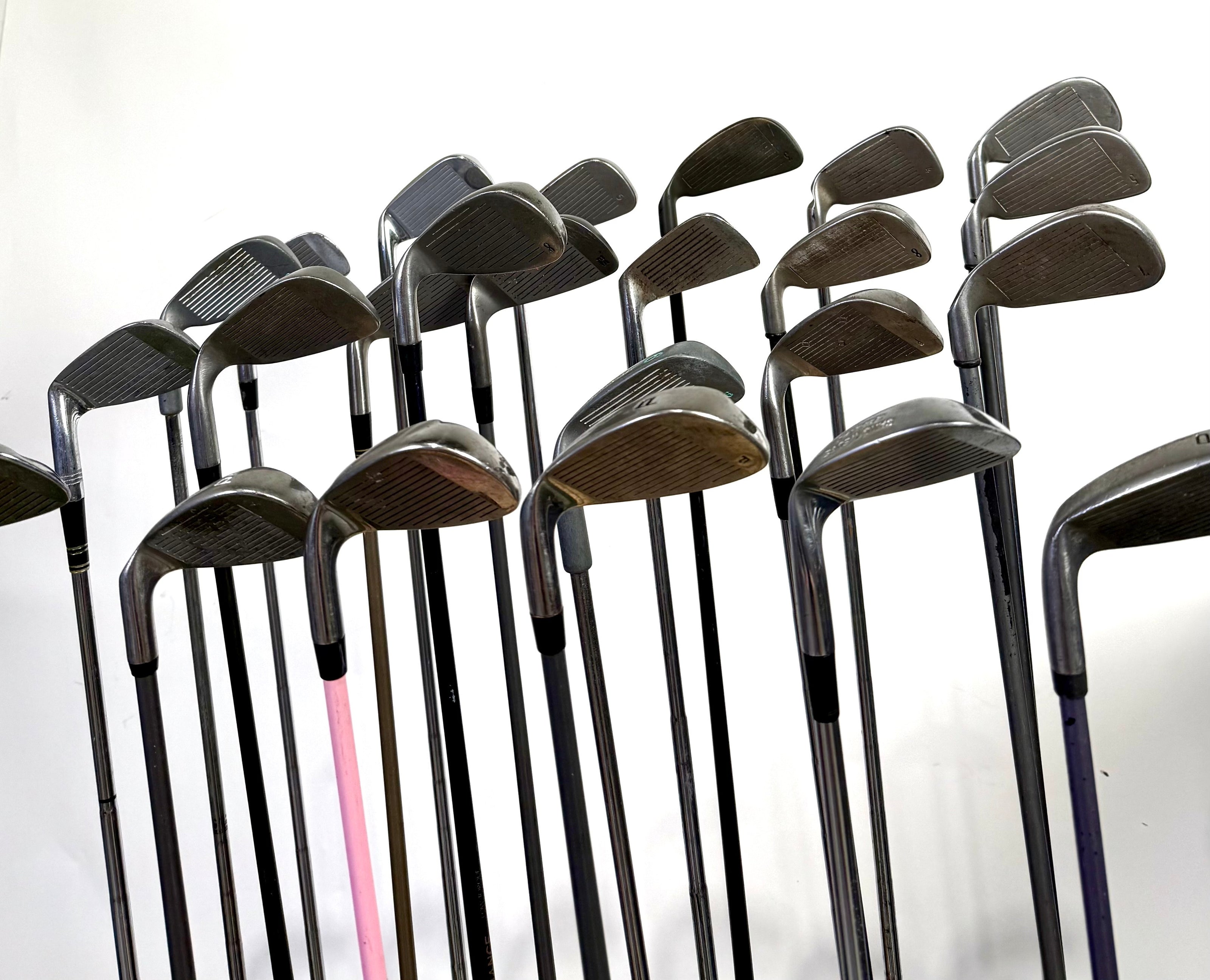 Wholesale Lot of 24 Golf Clubs - Right Handed -Assorted Irons and Wedges-Next Round