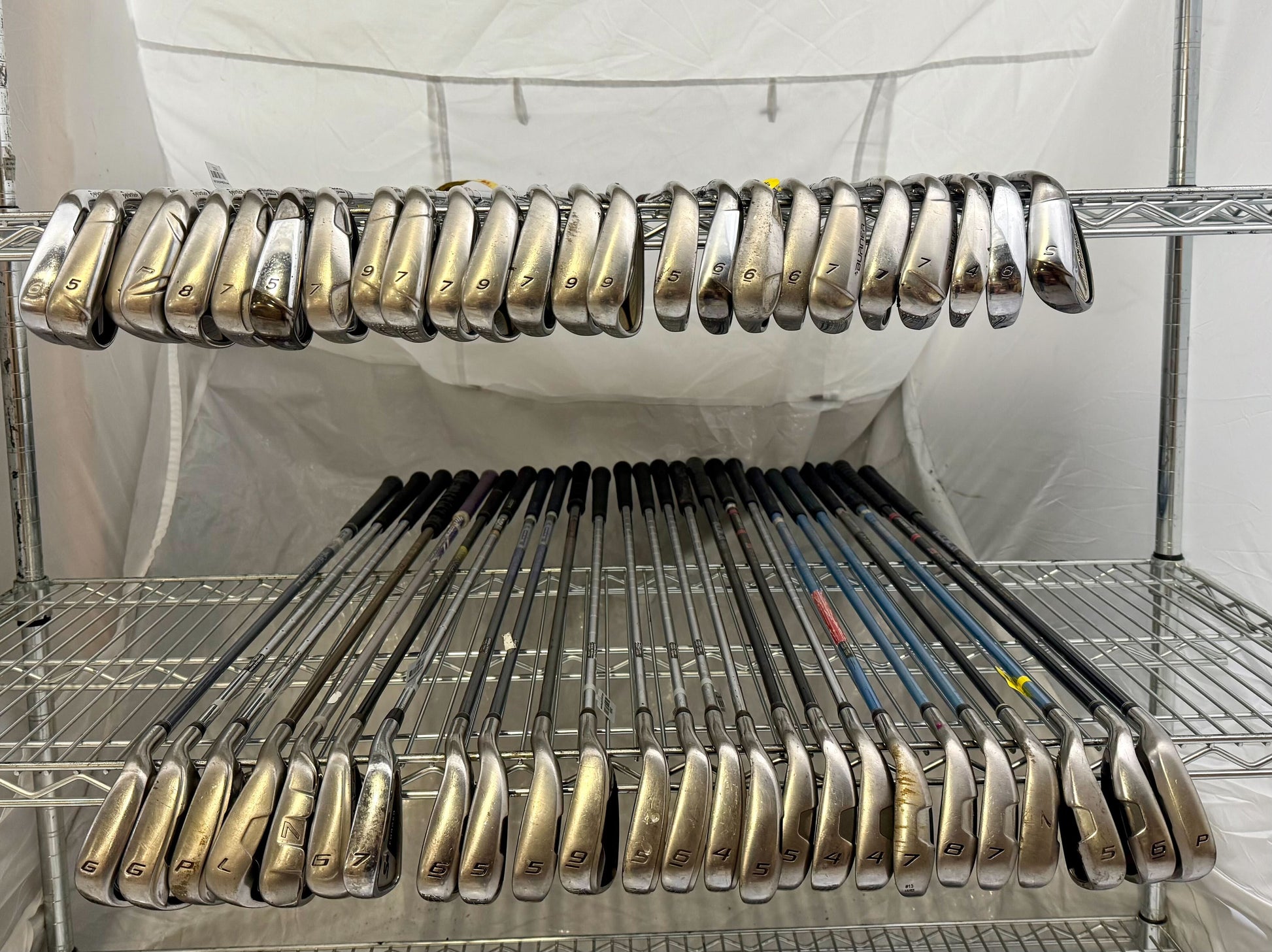 50 Assorted Cobra & TaylorMade Irons & Wedges-Next Round