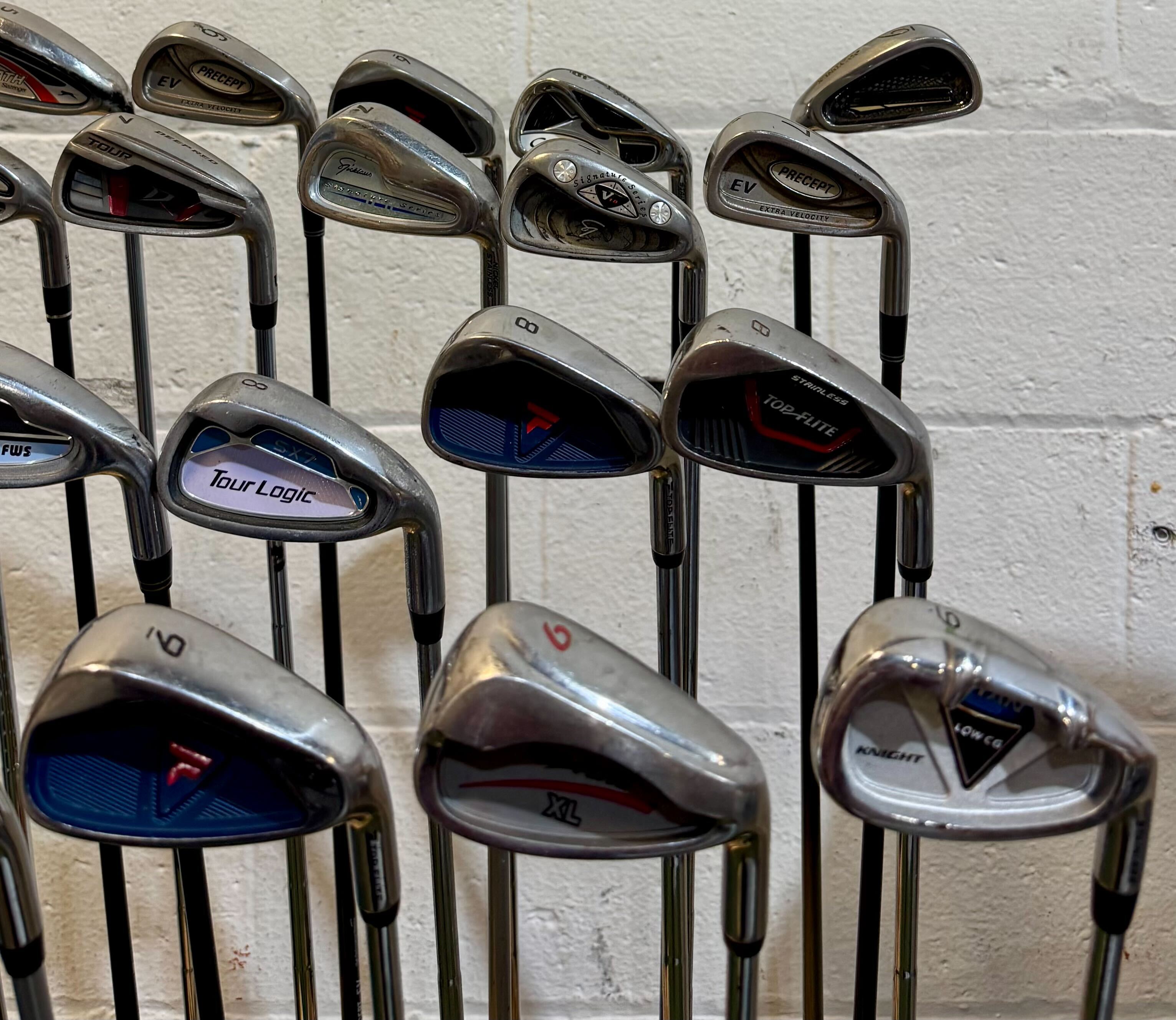 Wholesale Lot of 45 Golf Clubs - Assorted Single Irons-Next Round
