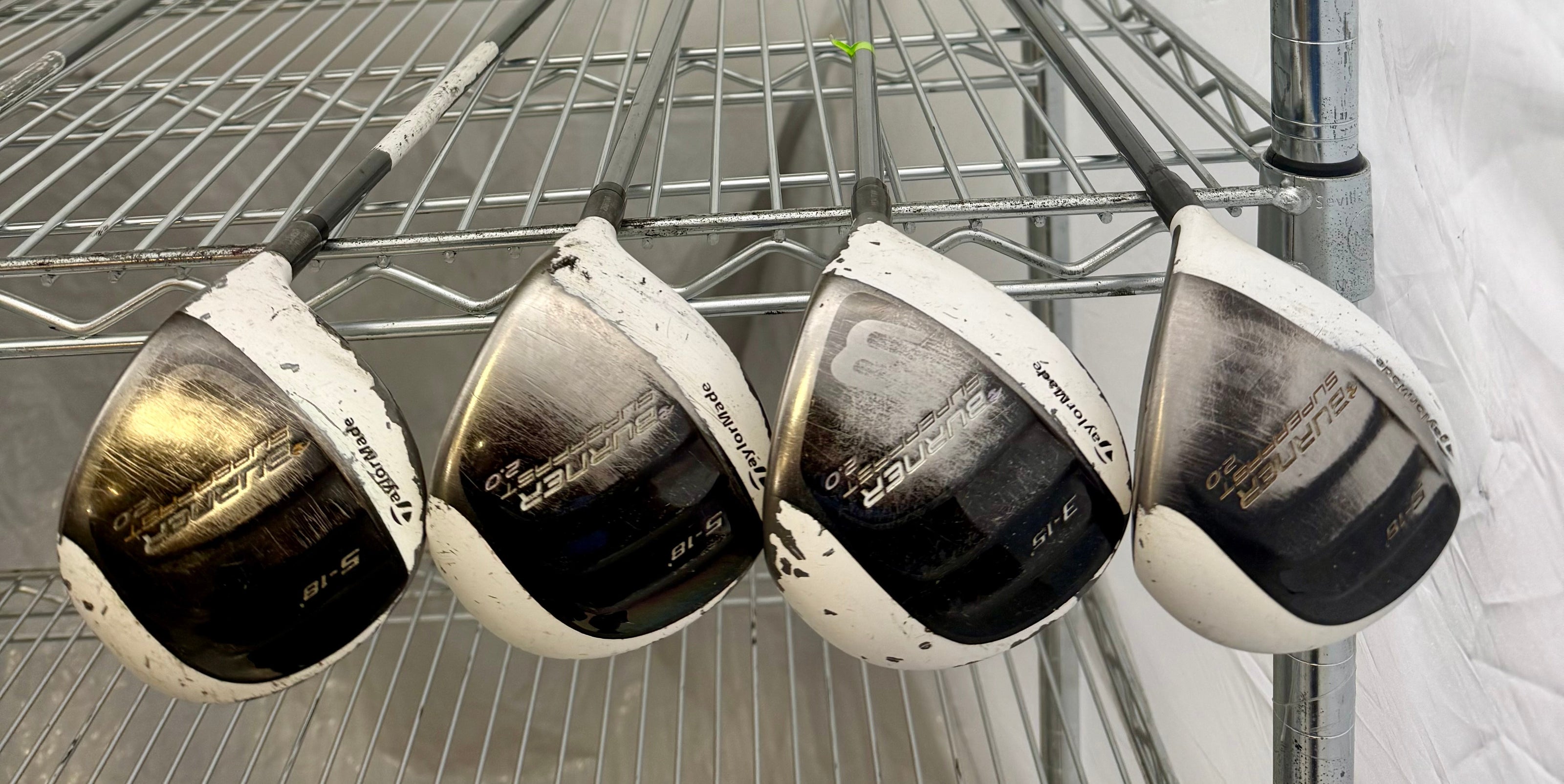 Wholesale Lot of 15 Golf Clubs - TaylorMade Burner Superfast 2.0 Fairway Woods-Next Round