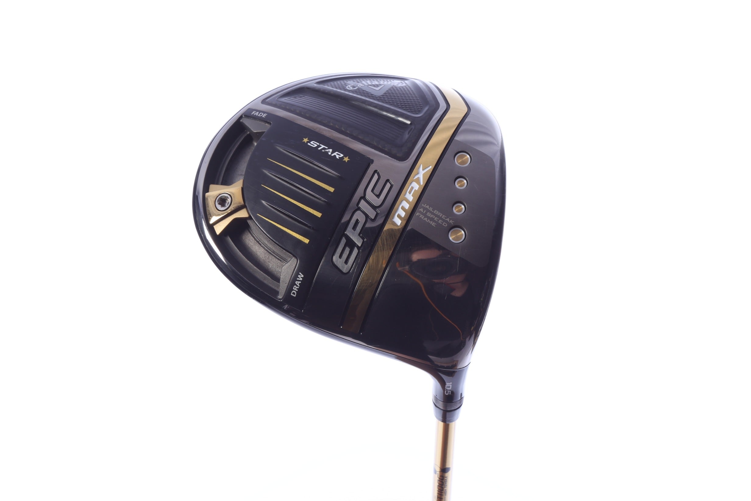Used Callaway Epic Max Star Driver - 10.5 Degrees - Seniors Flex UST Mamiya ATTAS  - Right-Handed