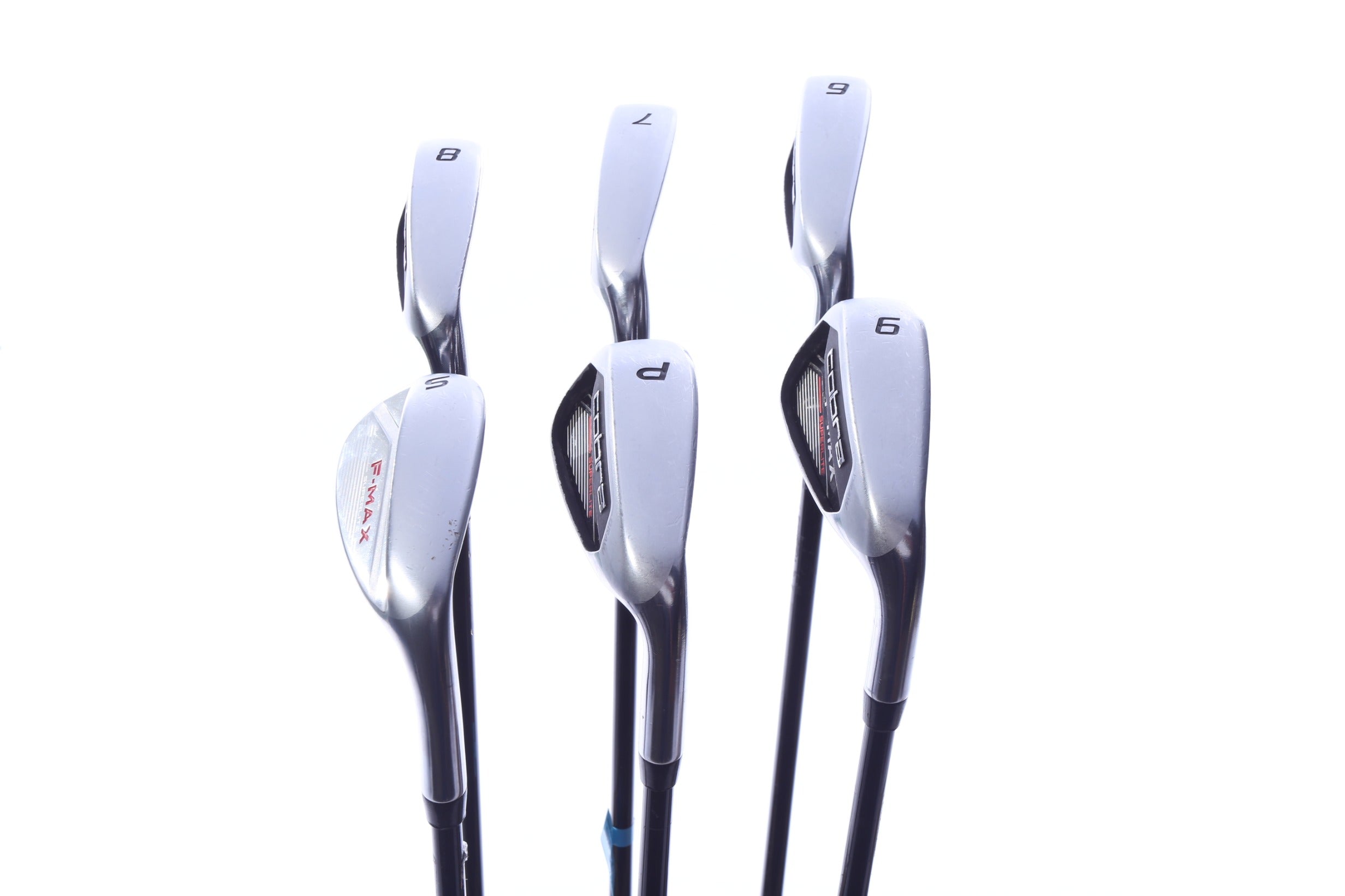 Used Cobra FMax 20 Iron Set - Right-Handed - 6-PW, SW - Seniors Flex-Next Round