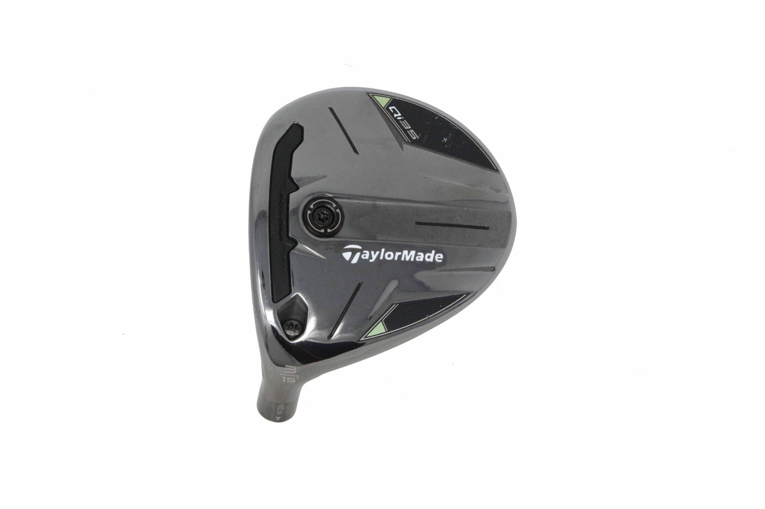 Used TaylorMade Qi35 3-Wood - HEAD ONLY - Left-Handed - 15 Degrees