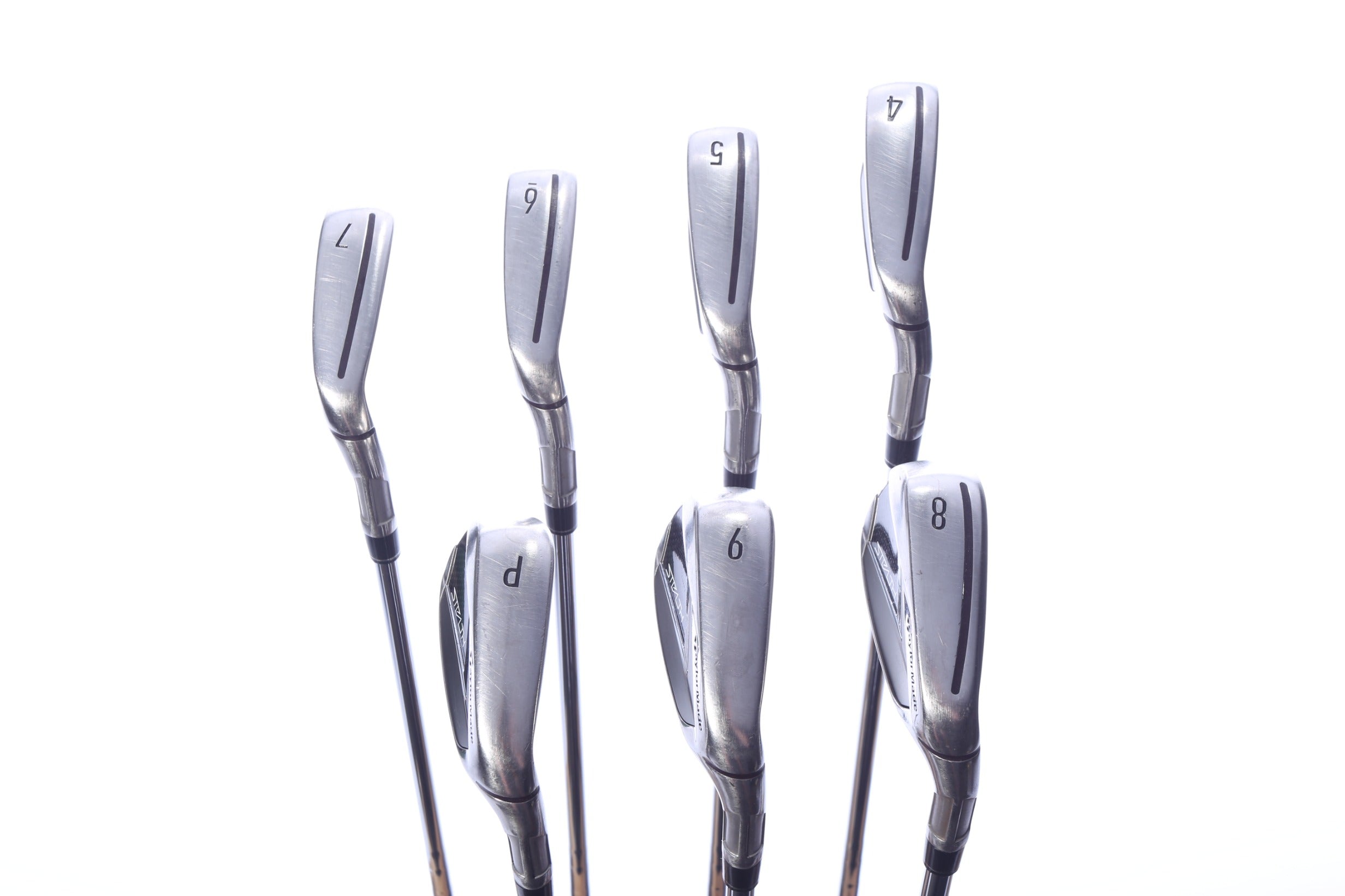 Used TaylorMade STEALTH Iron Set - Right-Handed - 4-PW - Stiff Flex