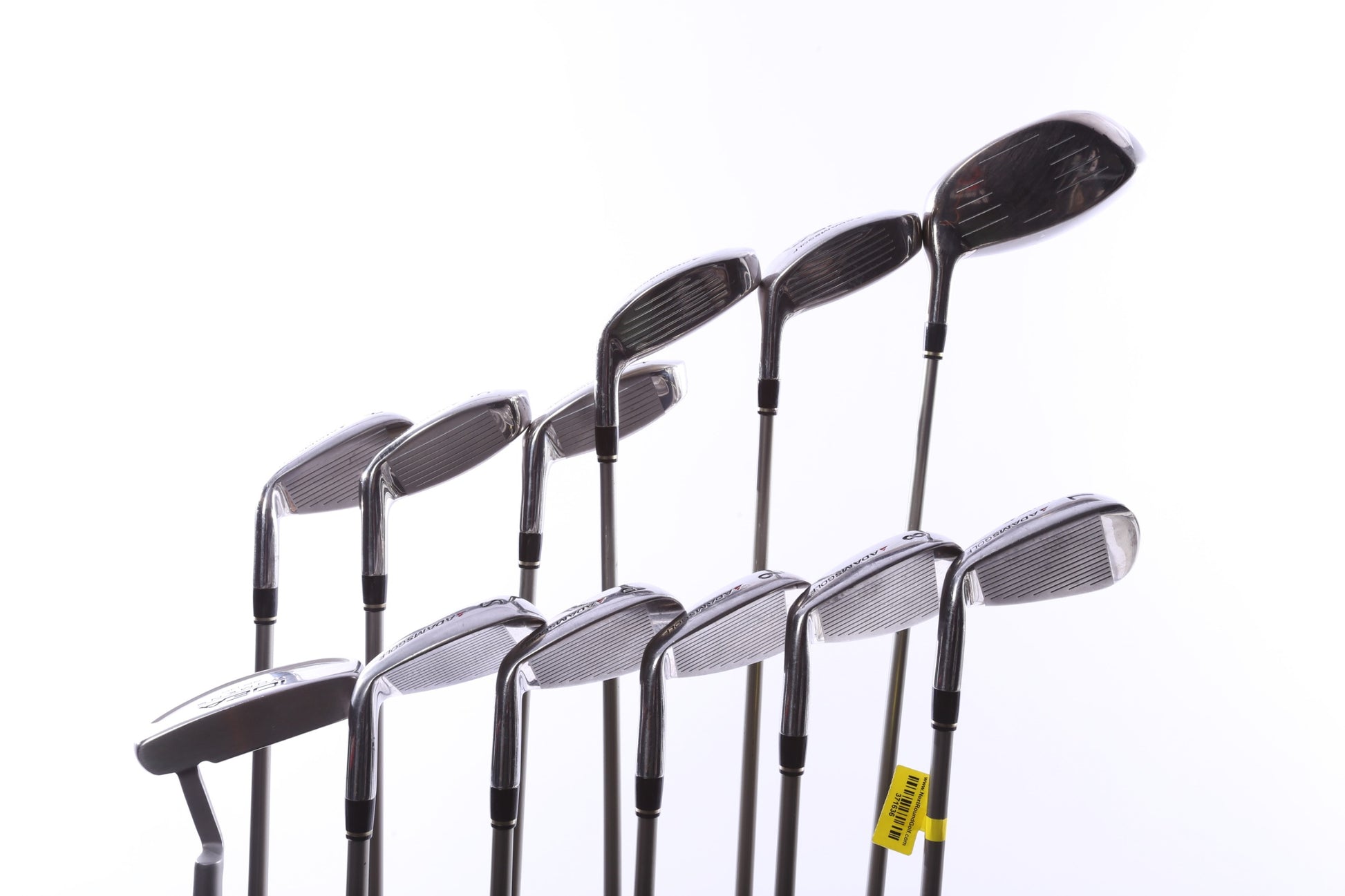 Used Adams Idea a2 OS Complete Set - Right-Handed - 1W, 3W, 5W, 4-7H, 8-PW, SW, Putter - Ladies Flex-Next Round