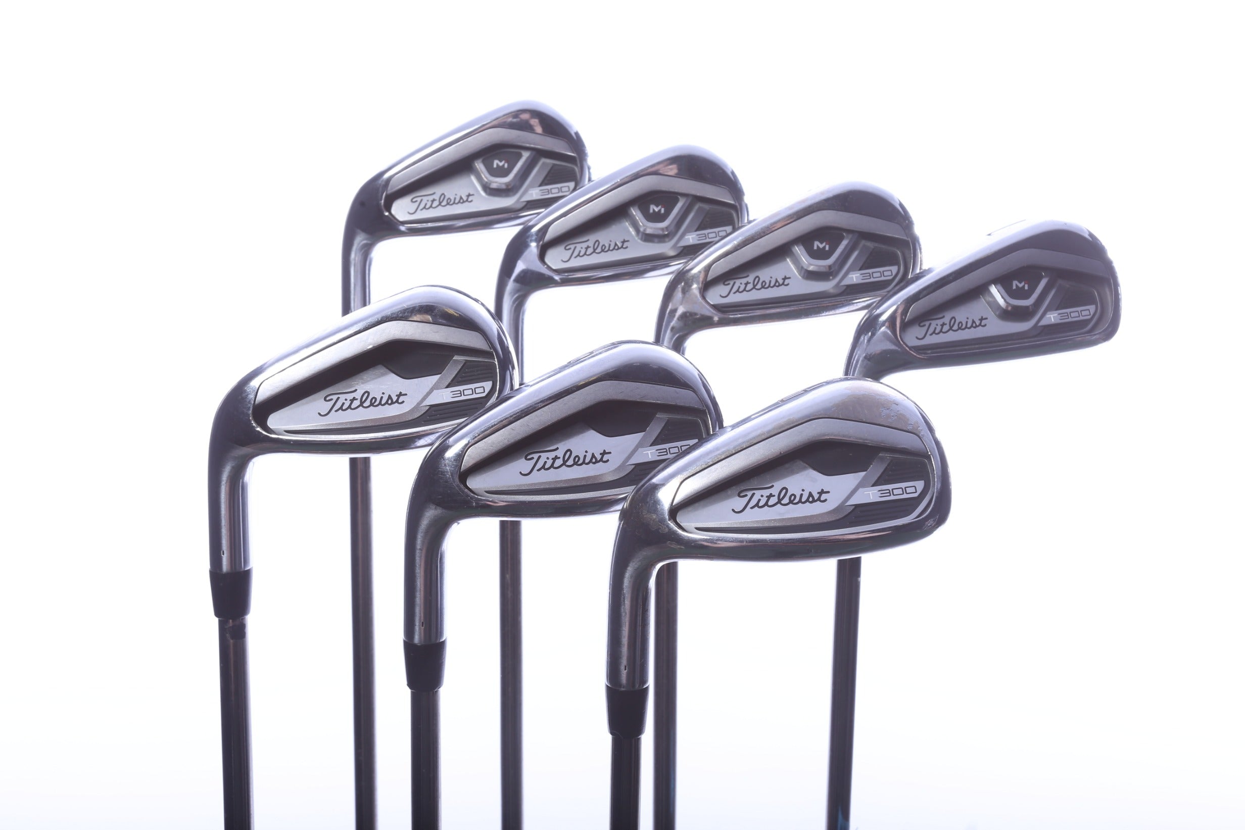 Used Titleist 2021 T300 Iron Set - Left-Handed - 4-PW - Regular Flex
