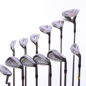 Used Adams Idea a2 OS Complete Set - Right-Handed - 1W, 3W, 5W, 4-7H, 8-PW, SW, Putter - Ladies Flex-Next Round