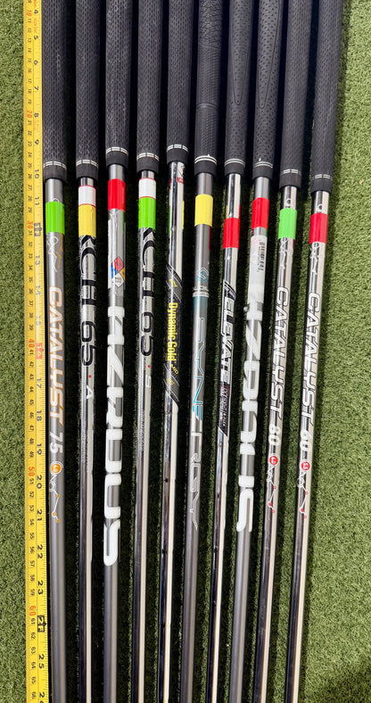 Wholesale Lot of 20 Golf Shafts- Assorted Fitting Irons Shafts-Next Round