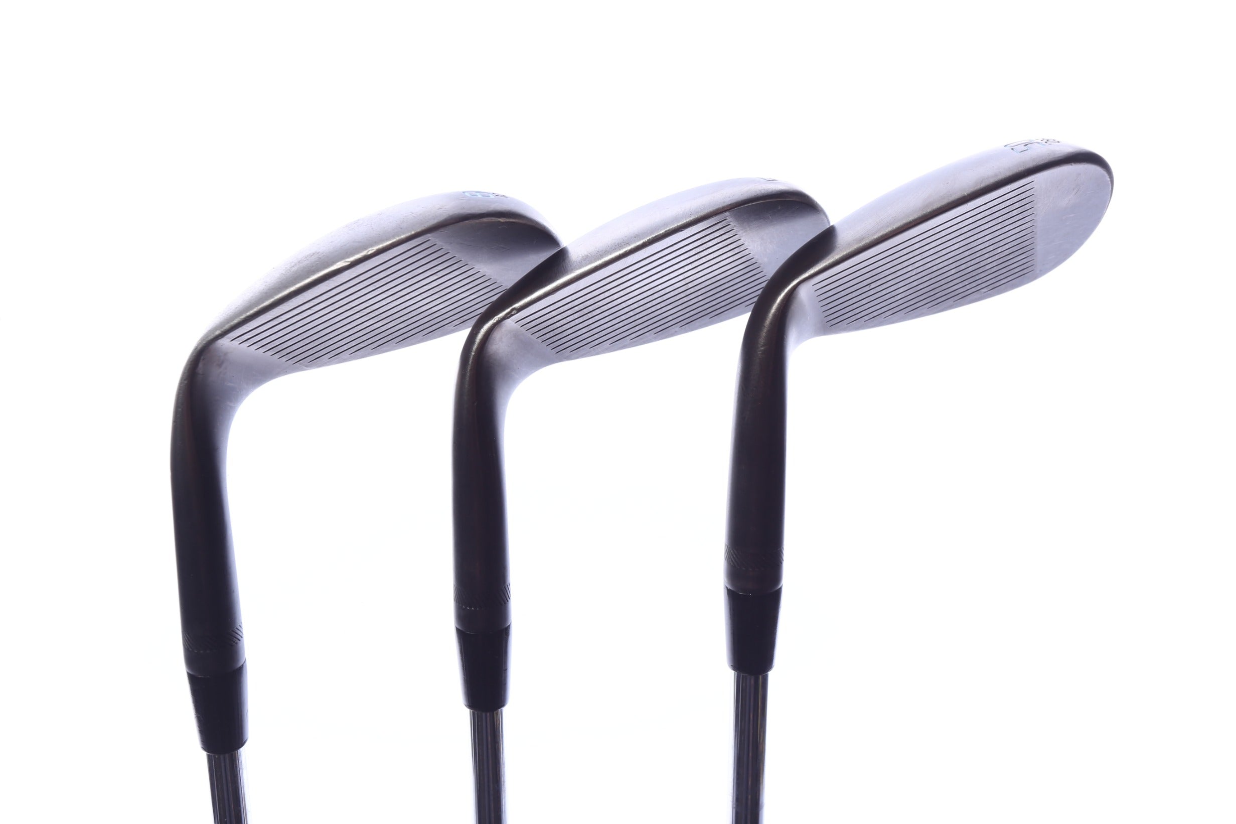 Used Titleist Vokey SM9 Jet Black Wedge Set - Right-Handed - 50*, 56*, 60* - Extra Stiff Flex-Next Round