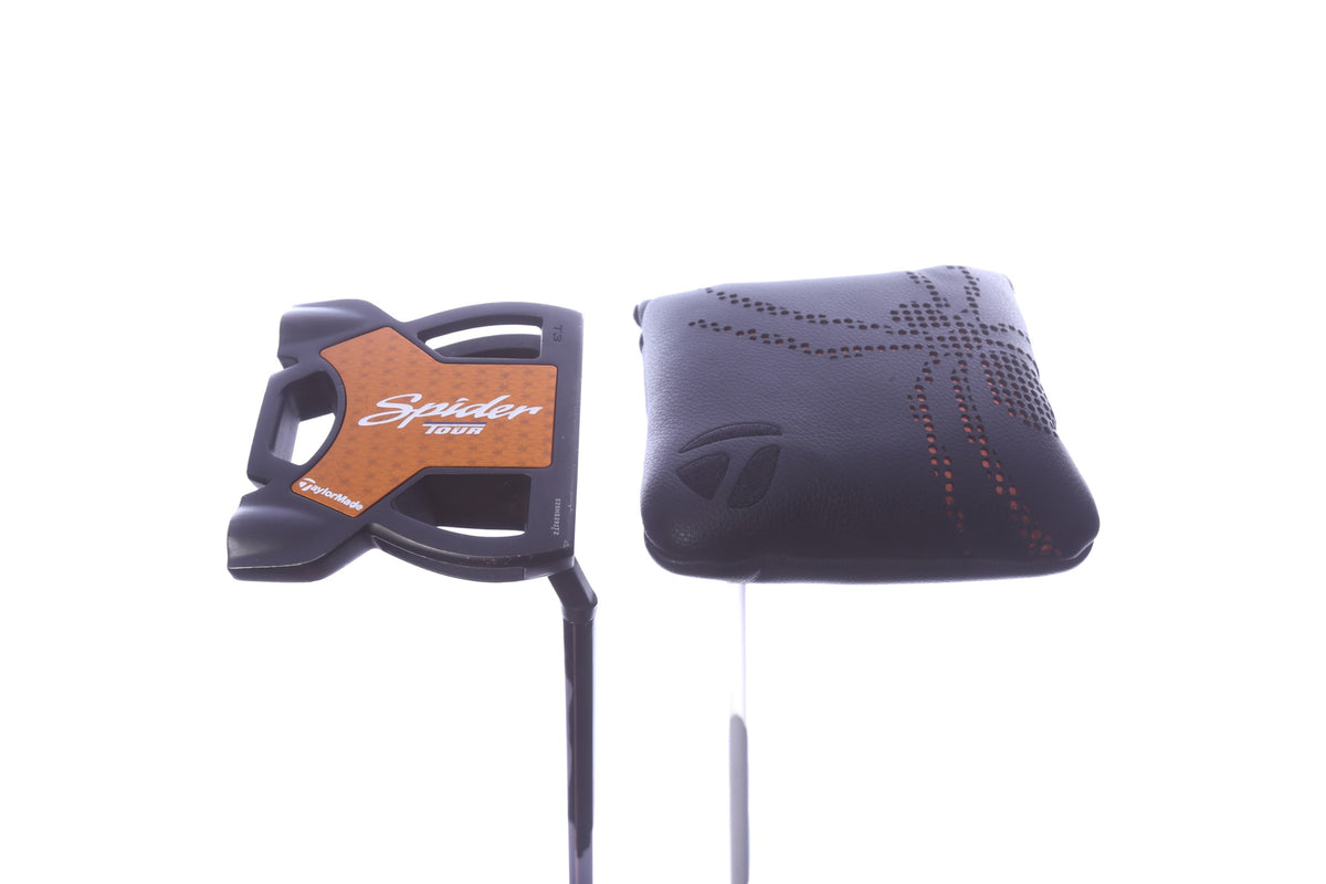 Used TaylorMade Spider Tour Black Slant Putter - Right-Handed - 34.5 in - Mallet-Next Round