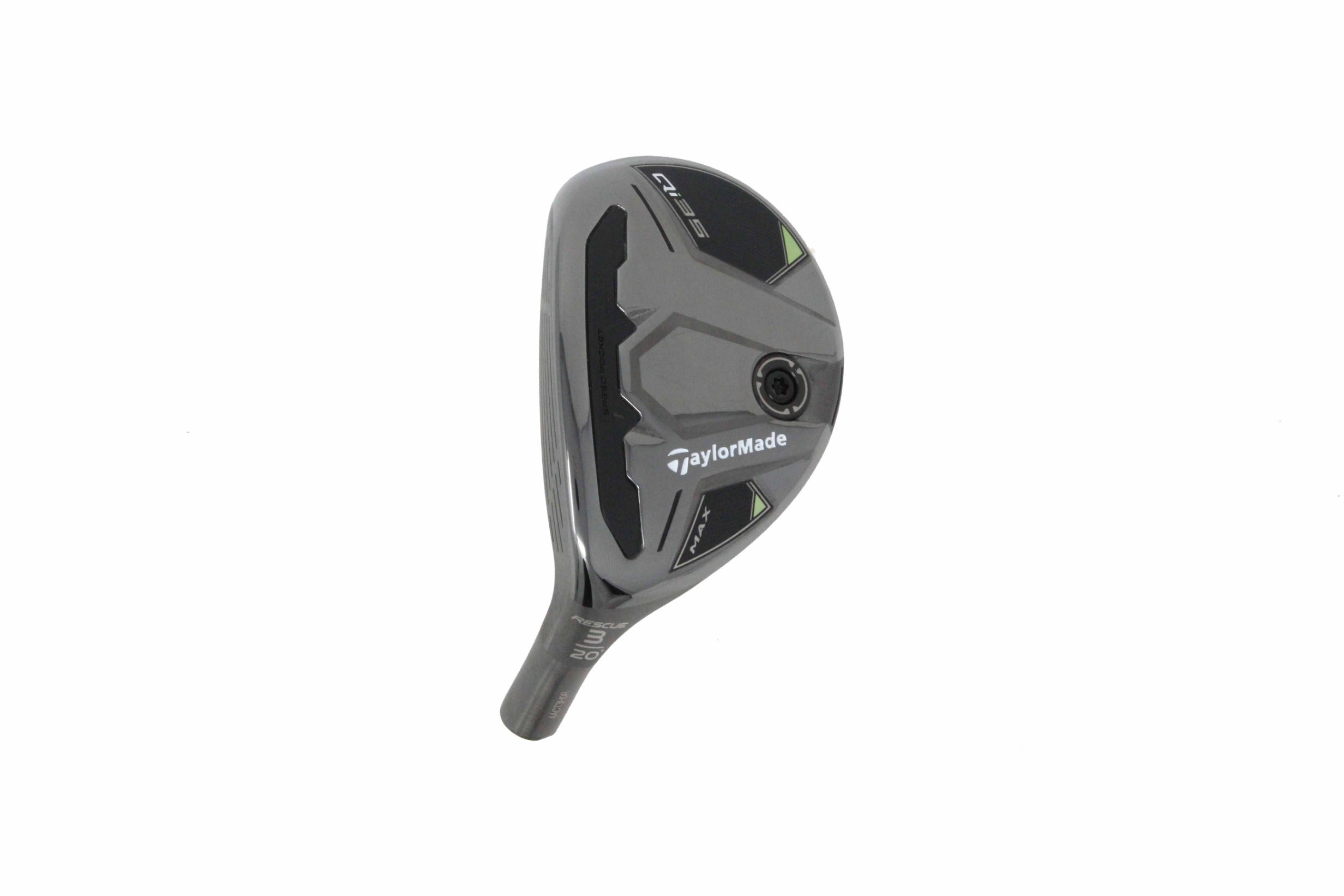Used TaylorMade Qi35 MAX Rescue 3H - HEAD ONLY - Left-Handed - 20 Degrees