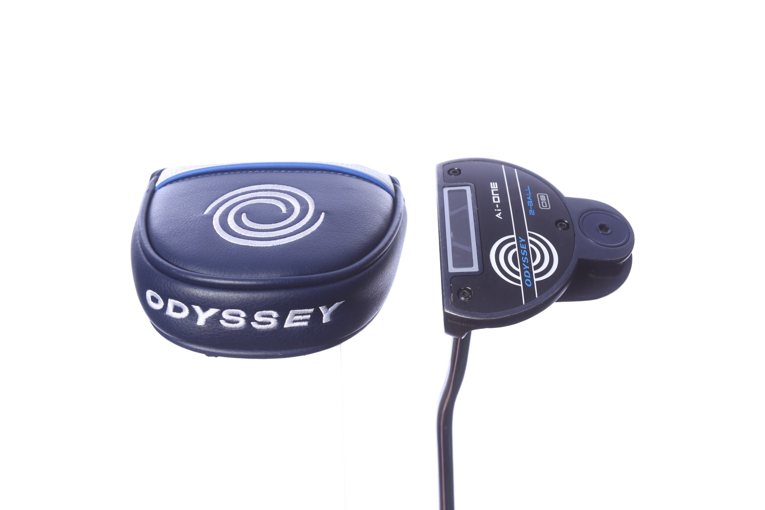 Used Odyssey Ai-ONE 2-Ball DB Putter - Left-Handed - 35 in - Mallet