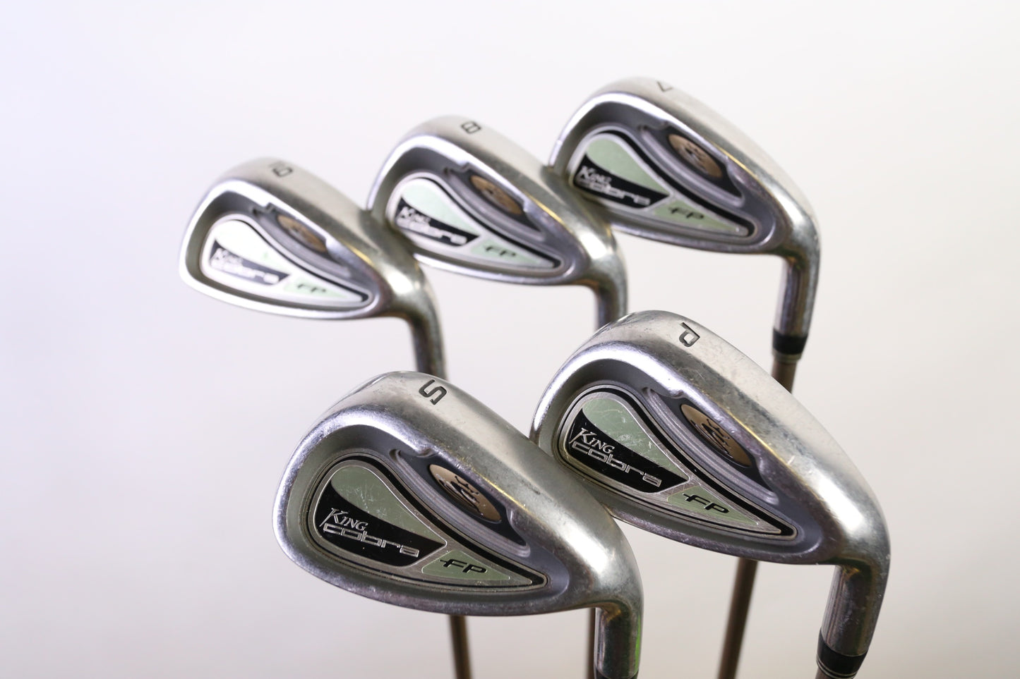 Used Cobra FP Iron Set - Right-Handed - 7-PW, SW - Seniors Flex-Next Round