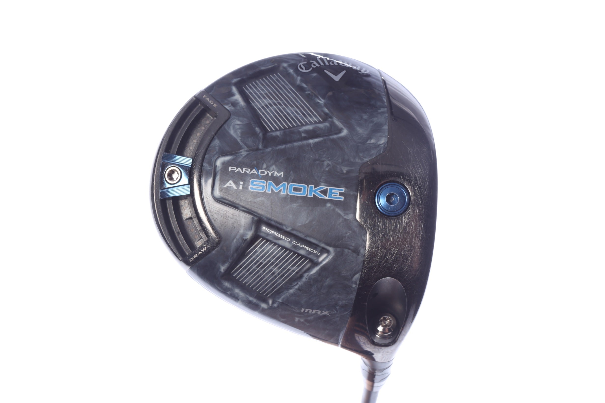 Used Callaway Paradym Ai Smoke MAX Driver - 9 Degrees - Stiff Flex Mitsubishi Tensei AV Blue - Right-Handed-Next Round