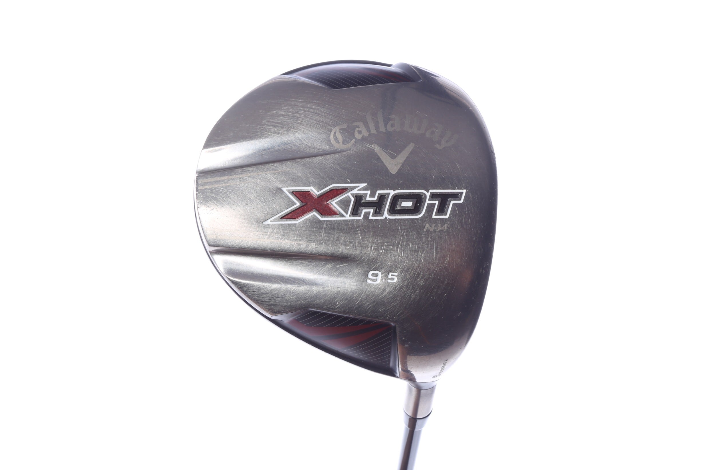 Used Callaway X Hot N14 Driver - 9.5 Degrees - Stiff Flex Grafalloy ProLaunch AXIS Red - Right-Handed