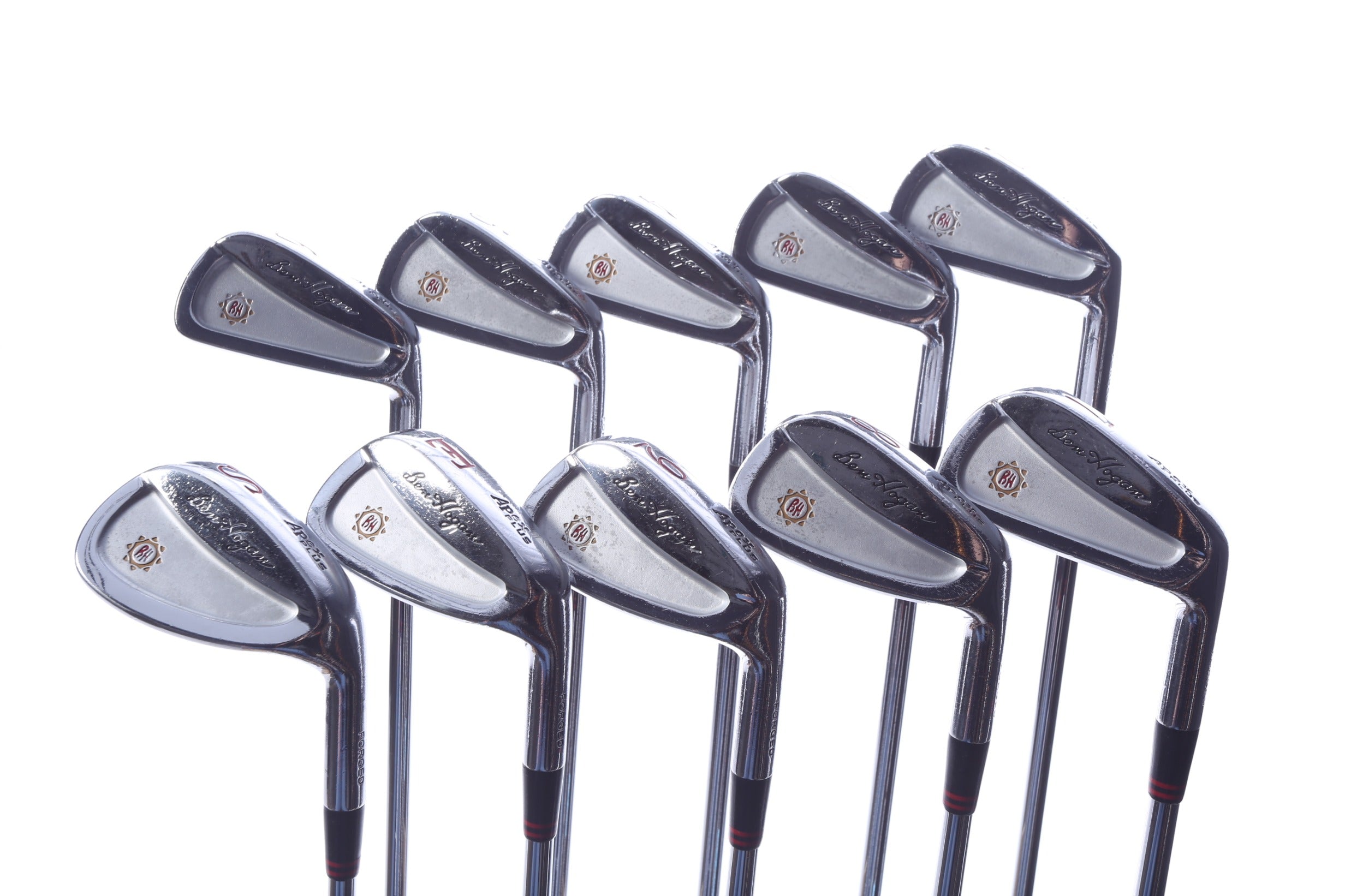 Used Ben Hogan Apex Plus Iron Set - Right-Handed - 2-EW, SW - Regular Flex