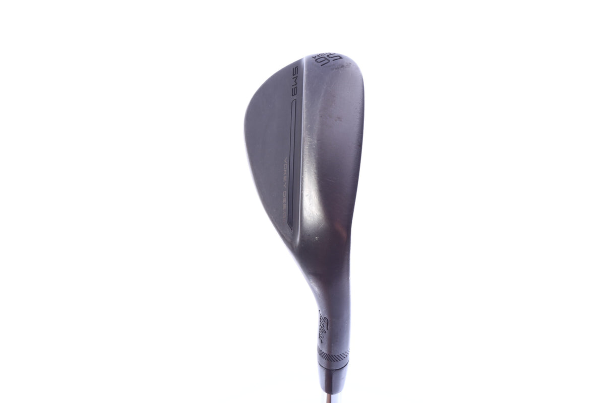 Used Titleist Vokey SM9 Jet Black Sand Wedge - Right-Handed - 56 Degrees - Stiff Flex