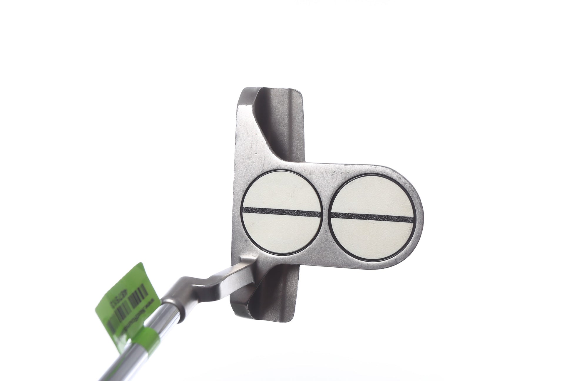 Used Odyssey White Ice 2-Ball Blade Lined Putter - Right-Handed - 35 in - Mallet-Next Round