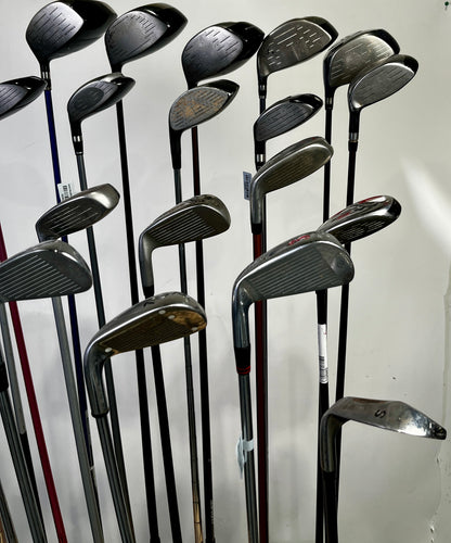 Wholesale Lot of 24 Assorted Drivers, Fairway Woods, Hybrids, and Single Irons.-Next Round