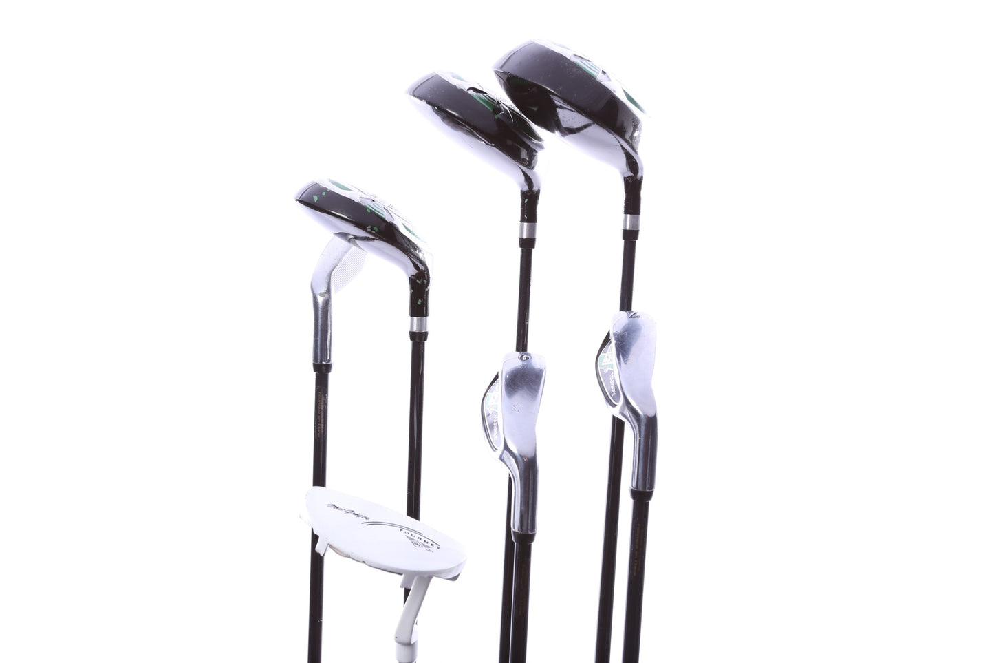 Used MacGregor Tourney MT JR Kids Set - Right-Handed - 1W, 3W, 4H, 5I, 7I, 9I, Putter - Youth Flex-Next Round