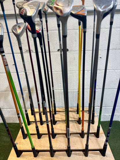 Wholesale Lot of 35 Golf Clubs - Assorted Hybrids - Youth Flexes