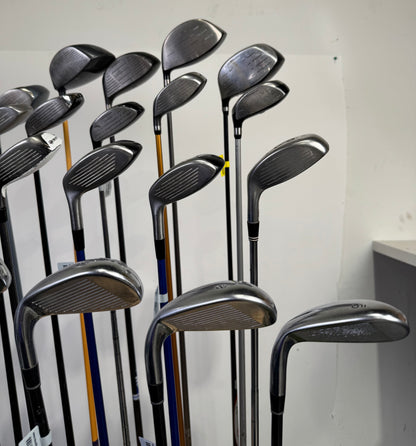 Wholesale Lot of 24 Drivers, Fairway Woods, Hybrids, And Single Irons.-Next Round