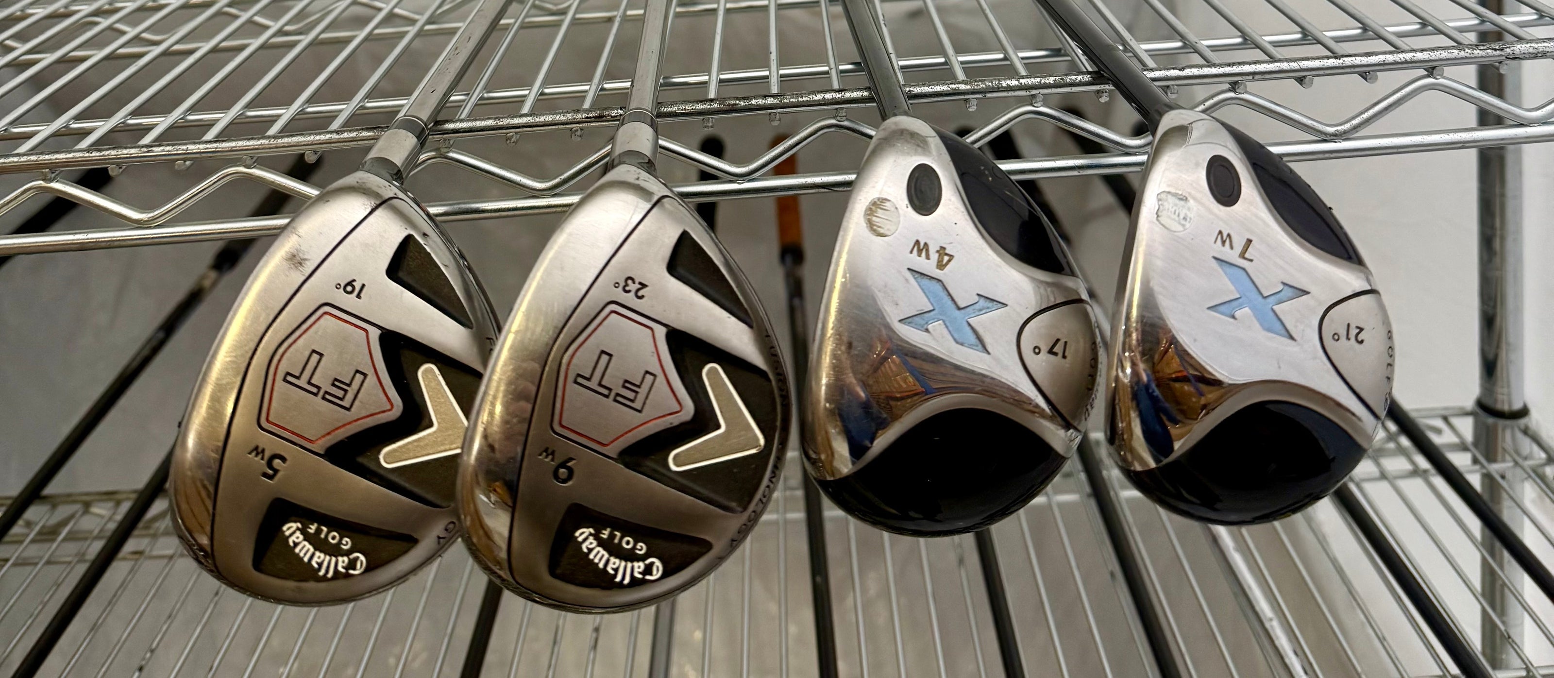 Wholesale Lot of 30 Golf Clubs - Callaway Woods & Hybrids-Next Round