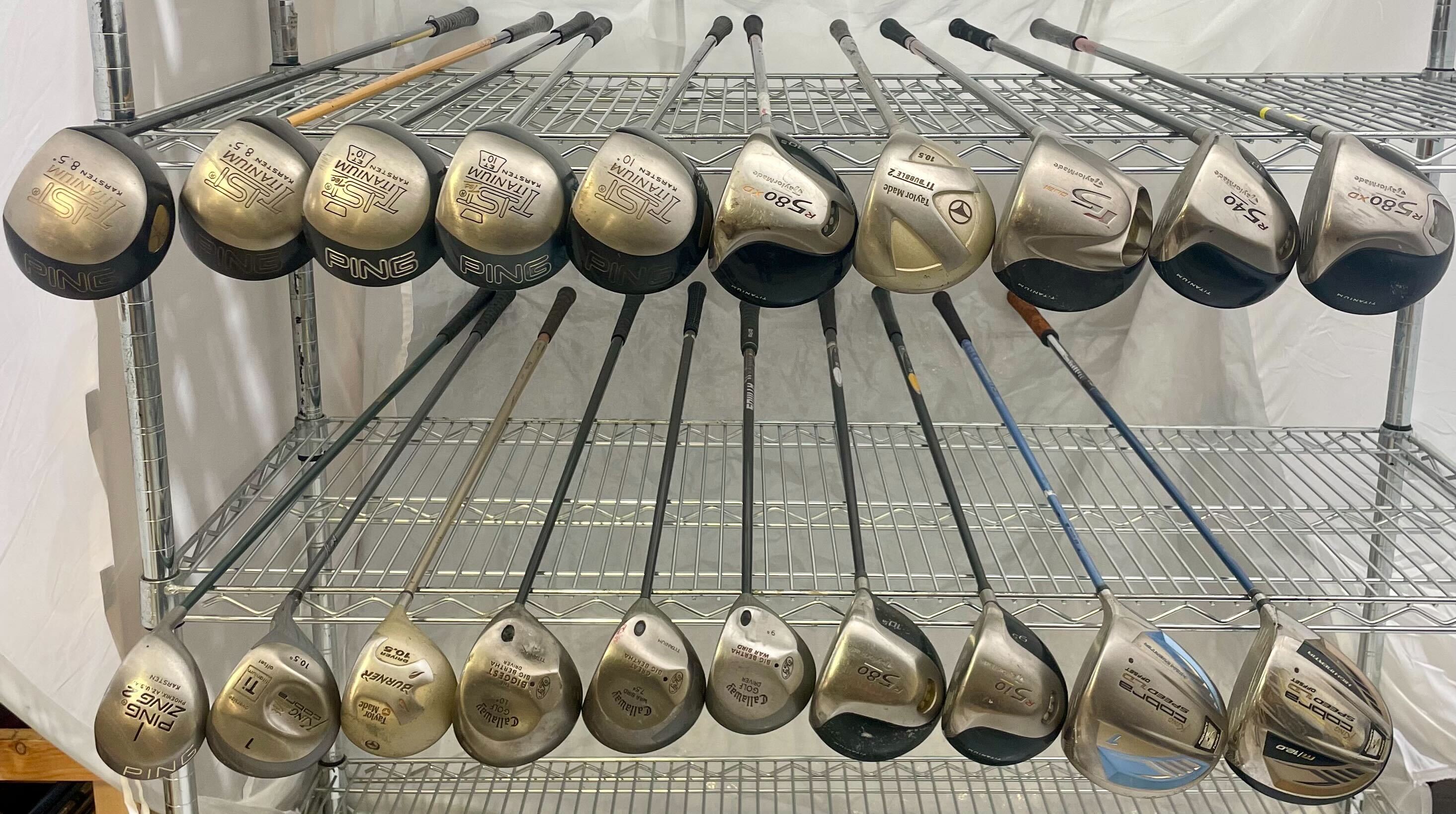 Wholesale Lot 20 Golf Clubs - Assorted Drivers-Next Round