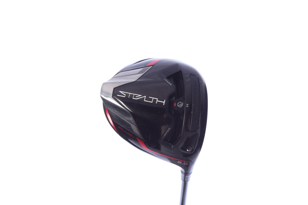 Used TaylorMade STEALTH PLUS Driver - 8 Degrees - Extra Stiff Flex Mitsubishi Kal'li White - Right-Handed