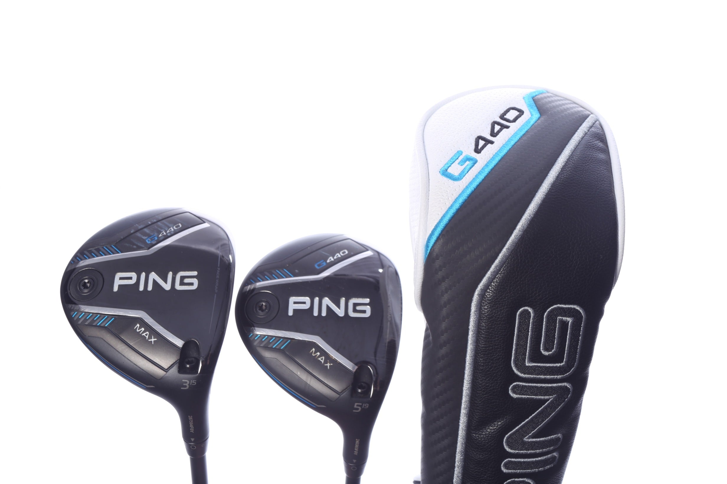 Used Ping G440 MAX Wood Set - Right-Handed - 3W, 5W - Stiff Flex-Next Round