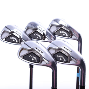 Used Callaway Apex DCB Iron Set - Right-Handed - 7-PW, AW - Regular Flex-Next Round